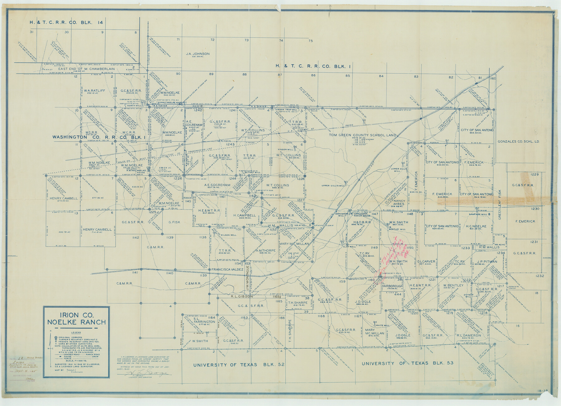 75943, Irion County Rolled Sketch 12, General Map Collection