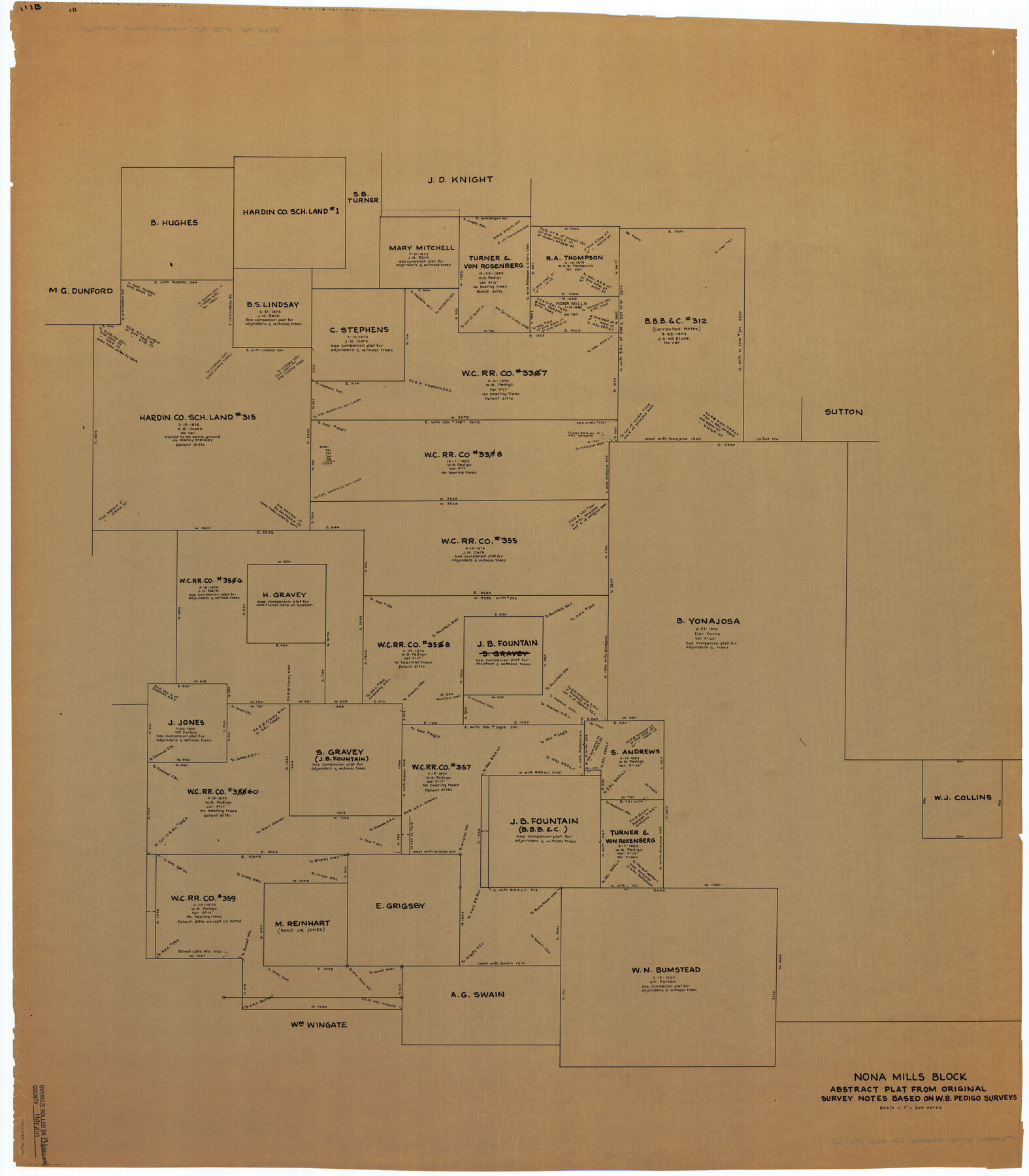 76012, Hardin County Rolled Sketch 13, General Map Collection
