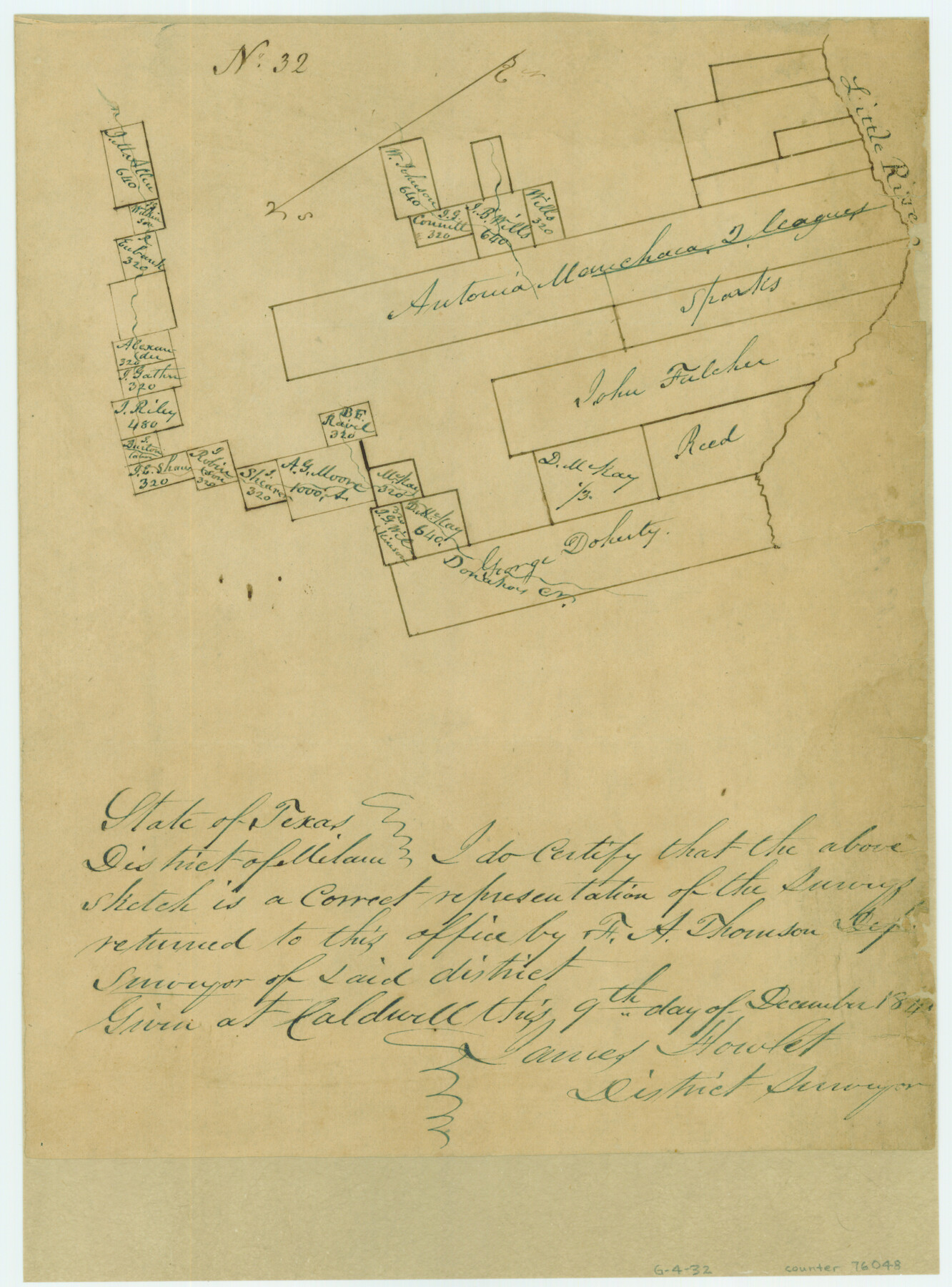 76048, [Surveys along the Little River], General Map Collection