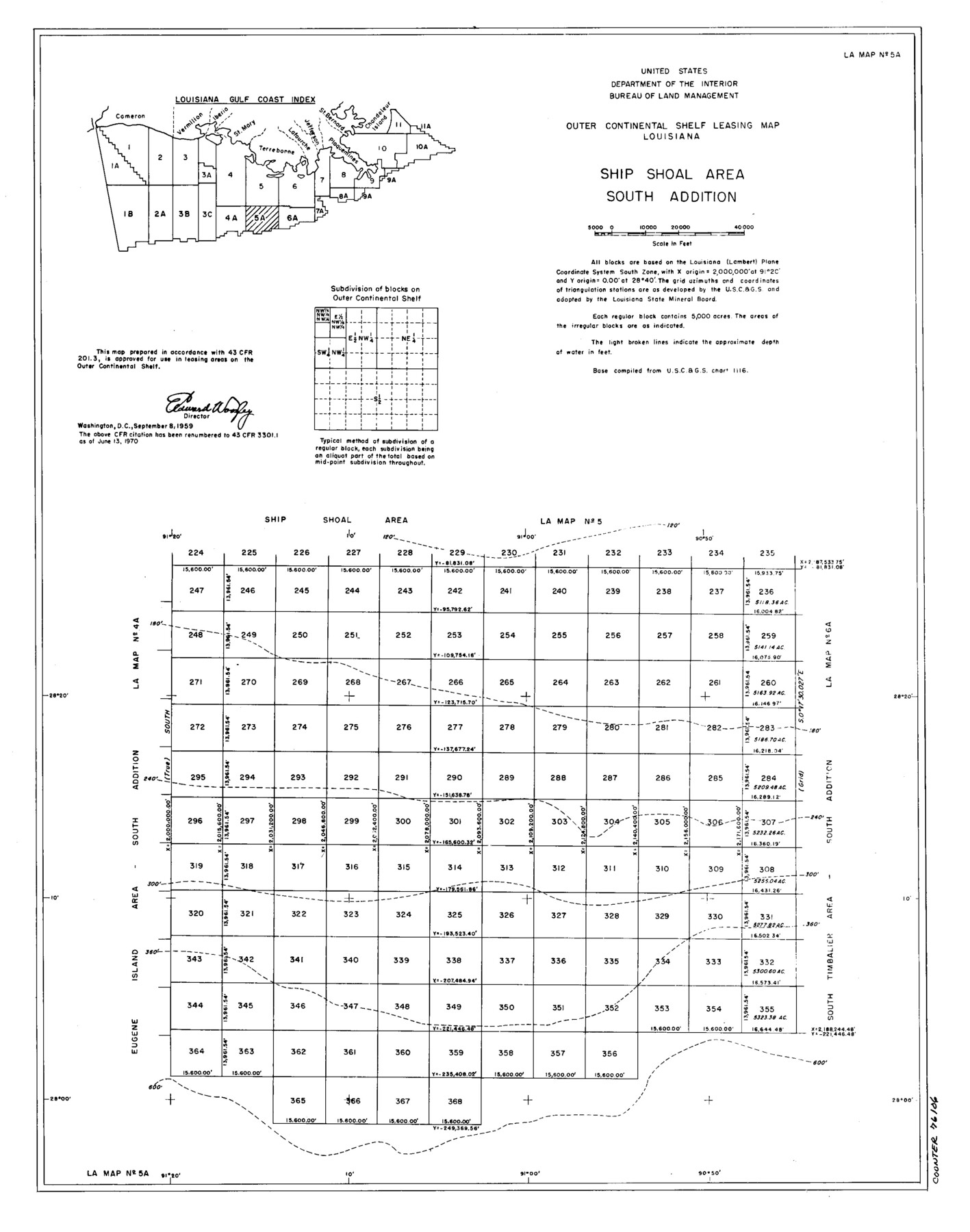 76106, Outer Continental Shelf Leasing Maps (Louisiana Offshore Operations), General Map Collection