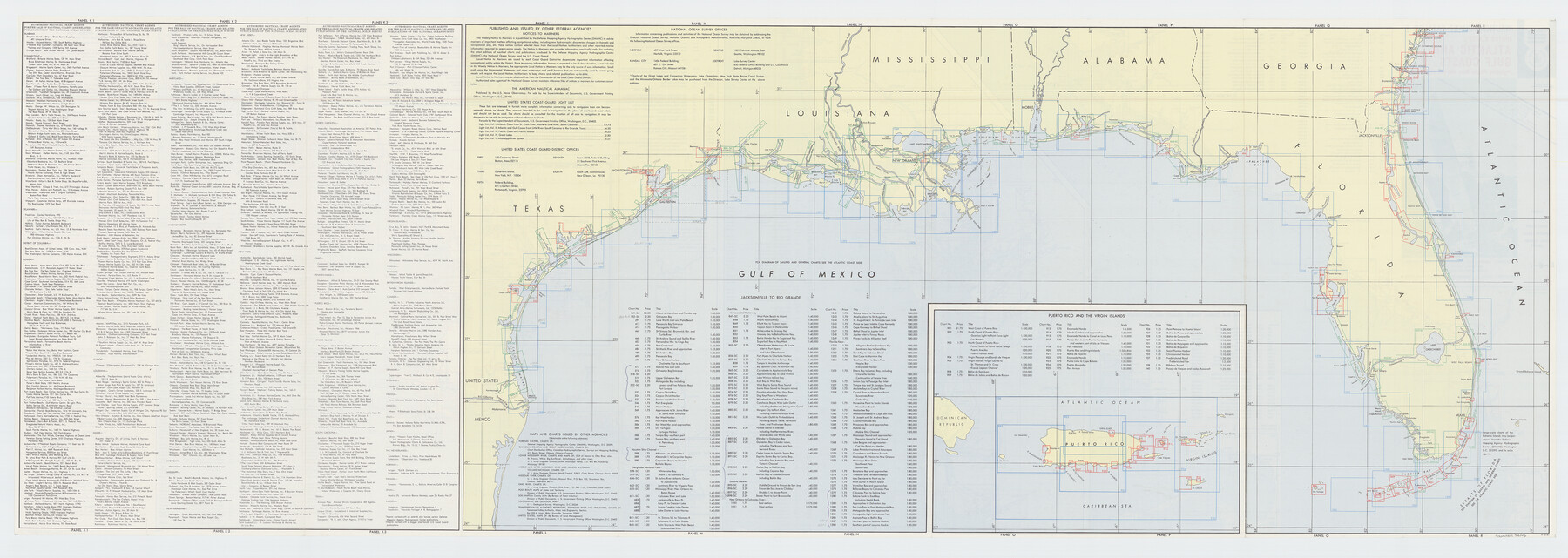 76126, United States Atlantic and Gulf Coasts Including Puerto Rico and the Virgin Islands, General Map Collection