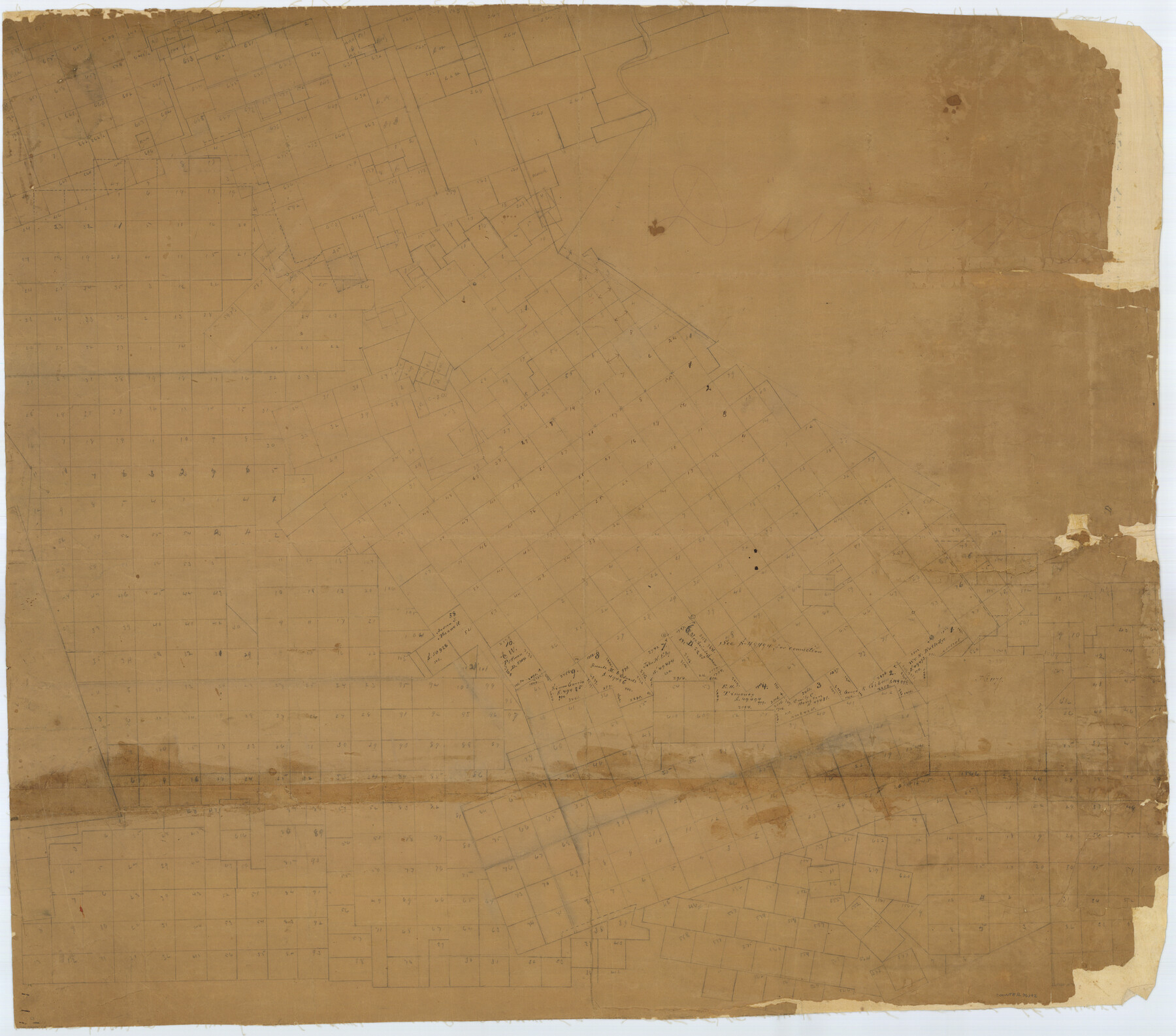 76142, Dimmit County Rolled Sketch 3, General Map Collection