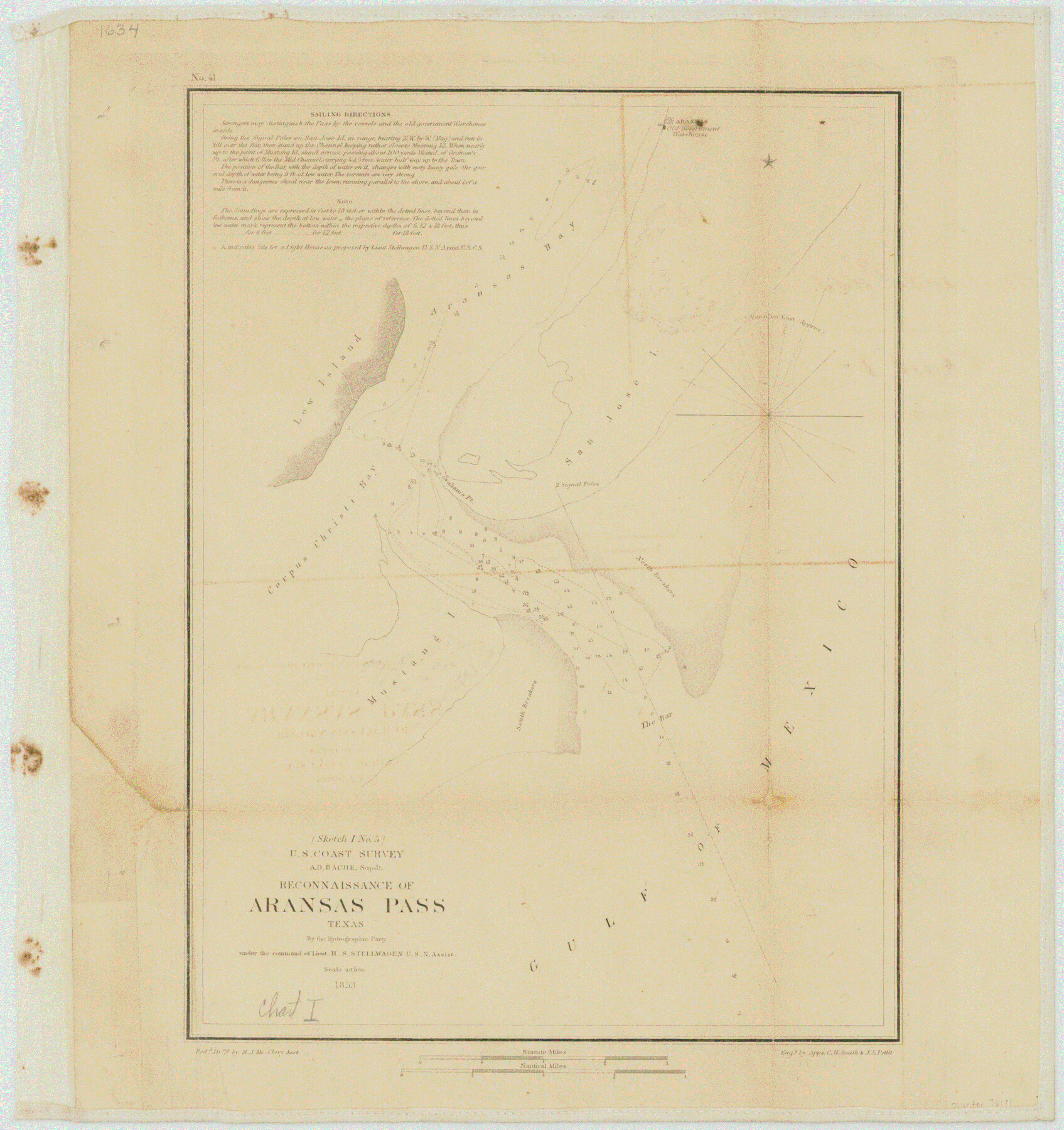 76171, Reconnaissance of Aransas Pass, Texas, General Map Collection