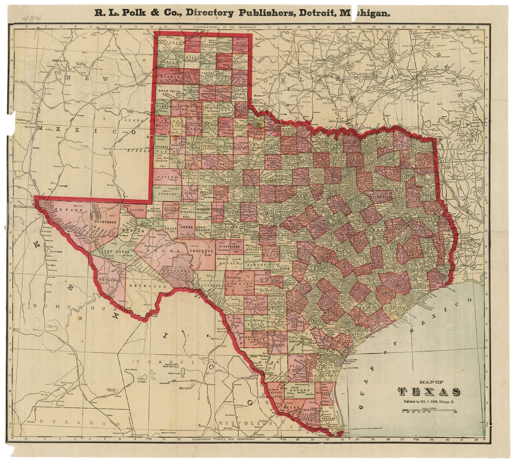 76194, Map of Texas, Texas State Library and Archives
