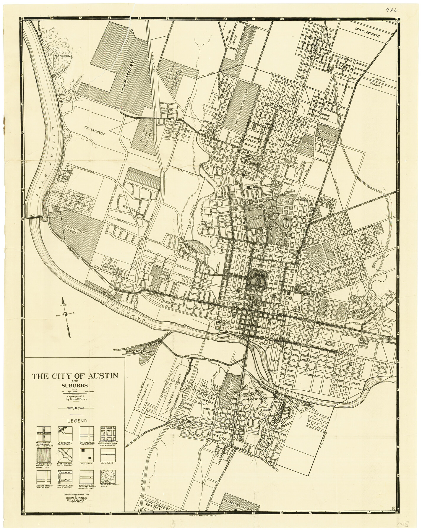 76203, The City of Austin and Suburbs, Texas State Library and Archives