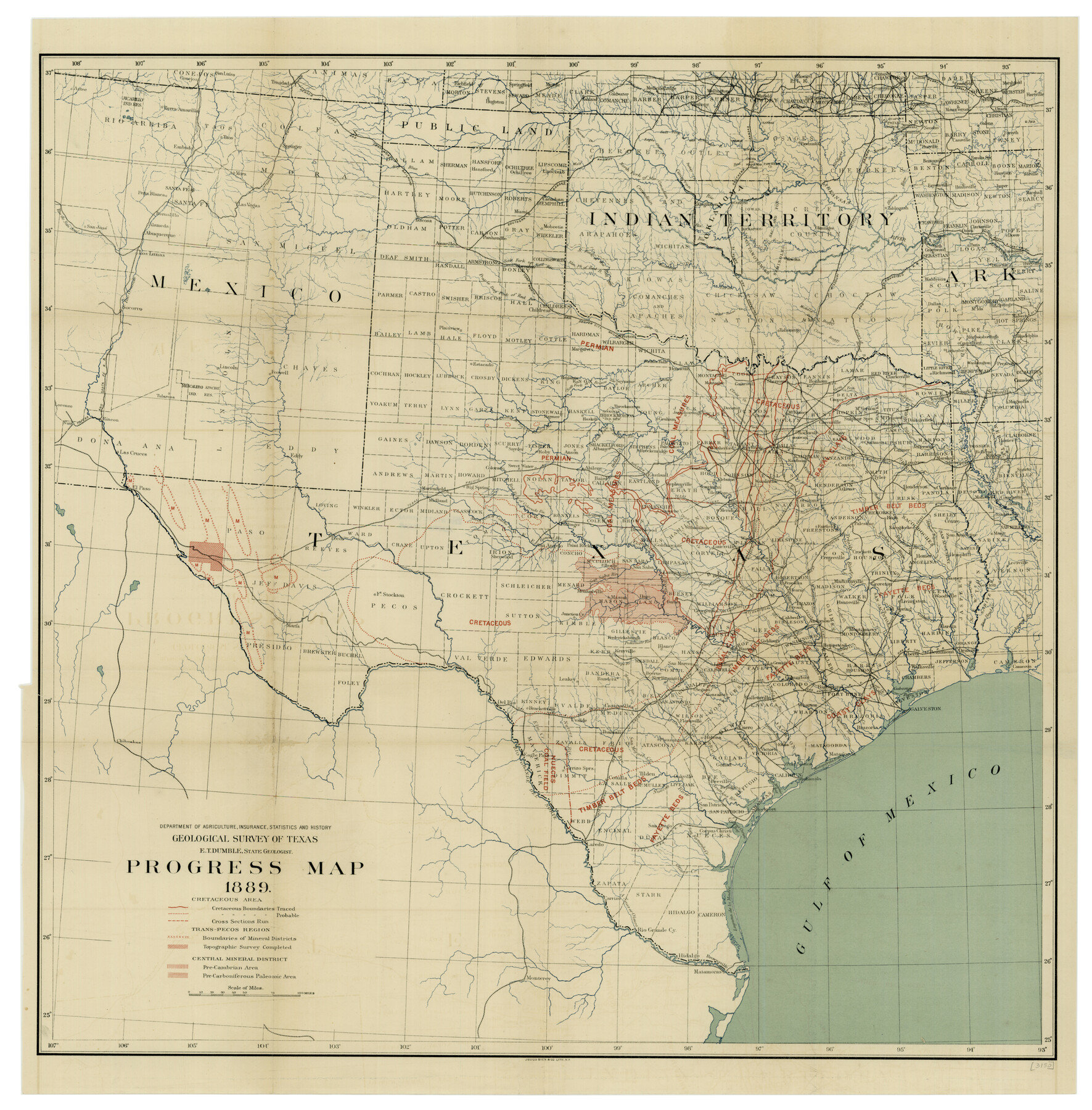 76283, Progress Map, Texas State Library and Archives
