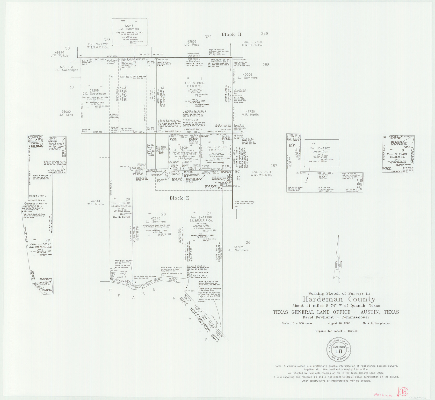 76401, Hardeman County Working Sketch 18, General Map Collection