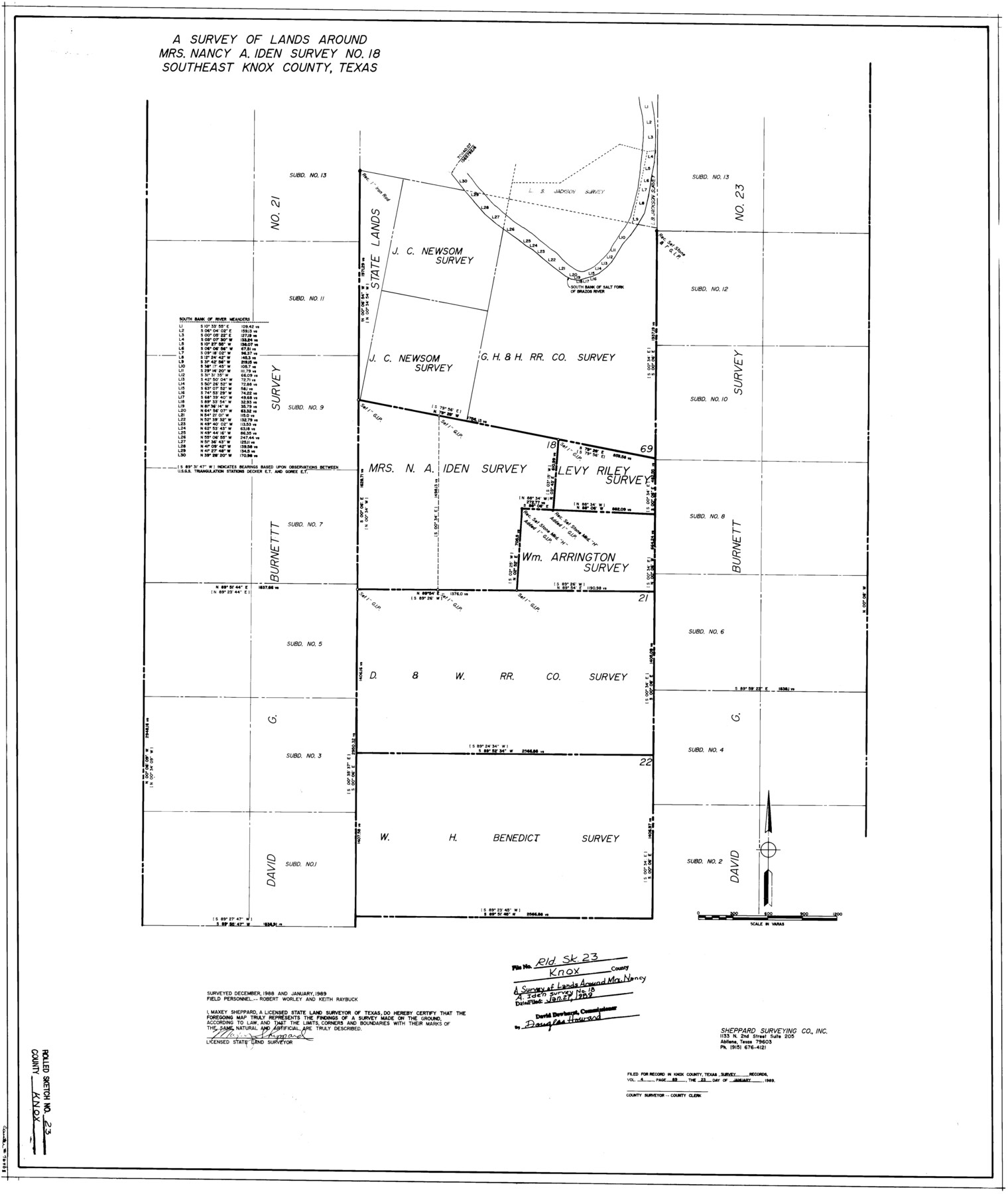 76408, Knox County Rolled Sketch 23, General Map Collection