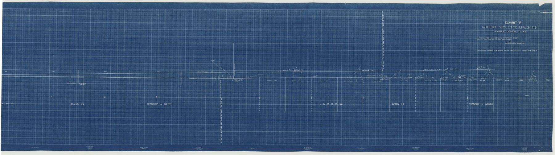 76431, Gaines County Rolled Sketch 14A, General Map Collection