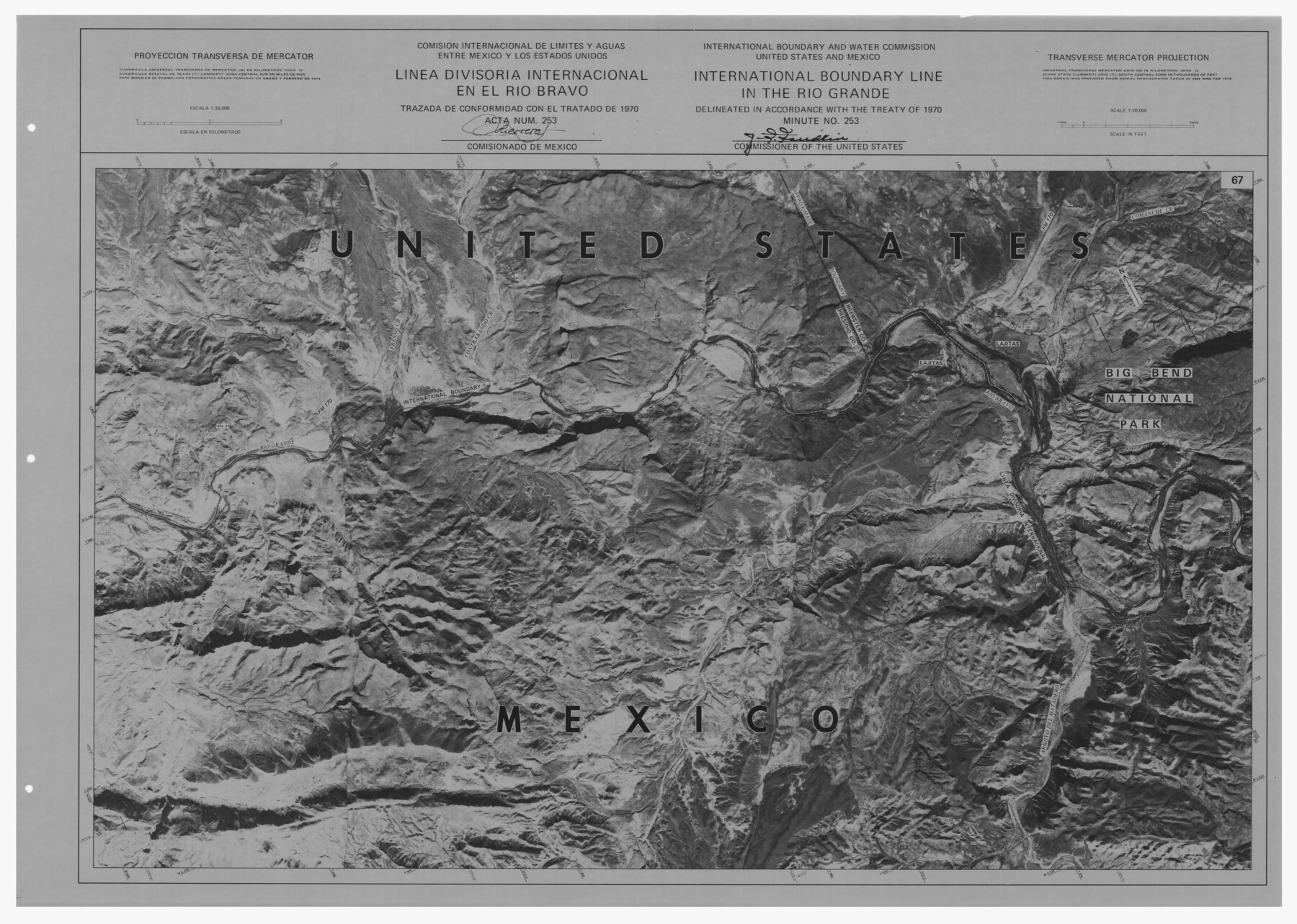 7644, International boundary between the United States and Mexico in the Rio Grande and Colorado River delineated in accordance with the Treaty of November 23, 1970 - (Volumes 1 and 2), General Map Collection