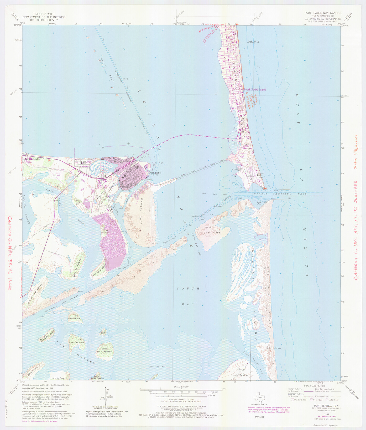 77013, Cameron County NRC Article 33.136 Location Key Sheet, General Map Collection