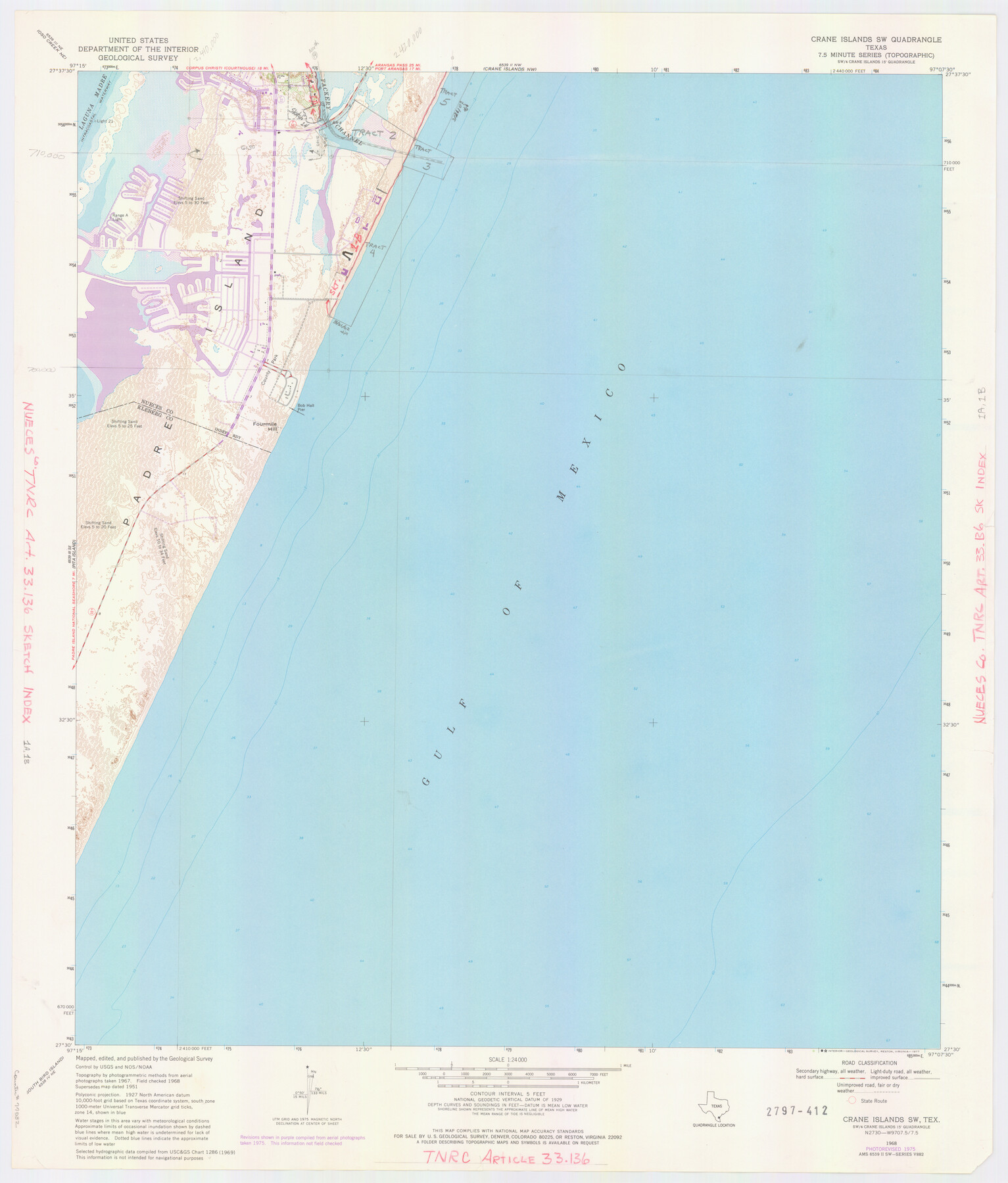 77032, Nueces County NRC Article 33.136 Location Key Sheet, General Map Collection