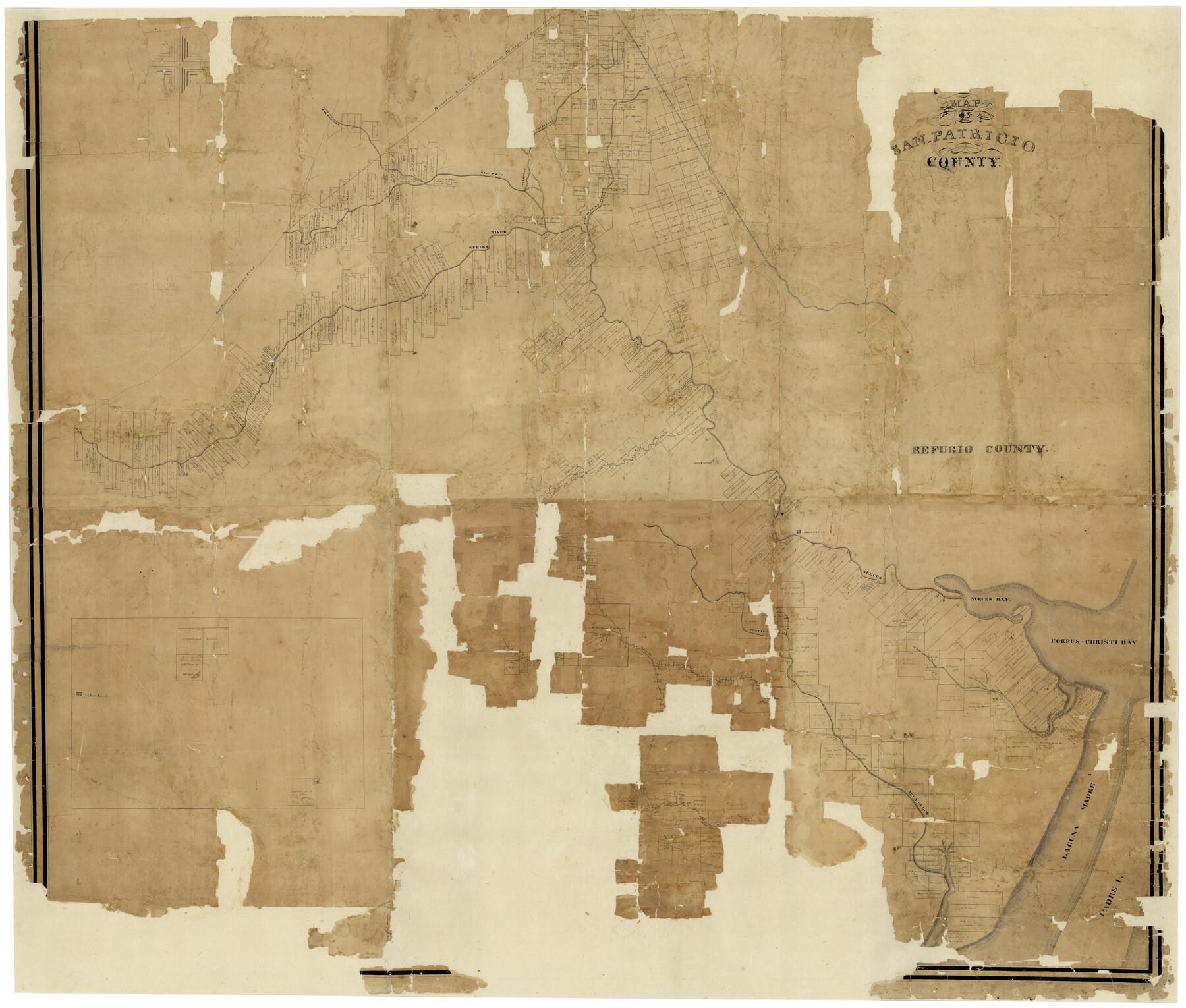 77095, Map of San Patricio County, General Map Collection
