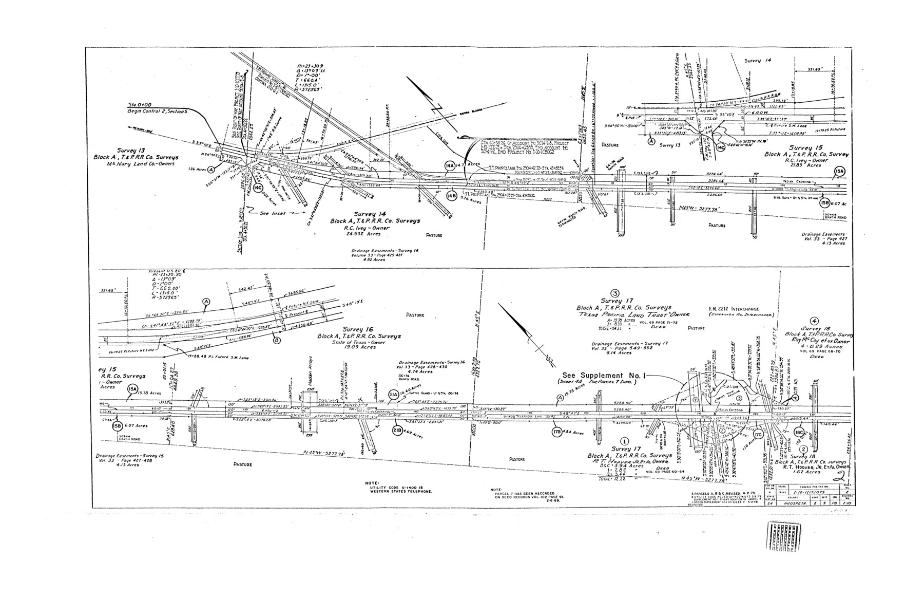 7716, Hudspeth County Rolled Sketch 69, General Map Collection