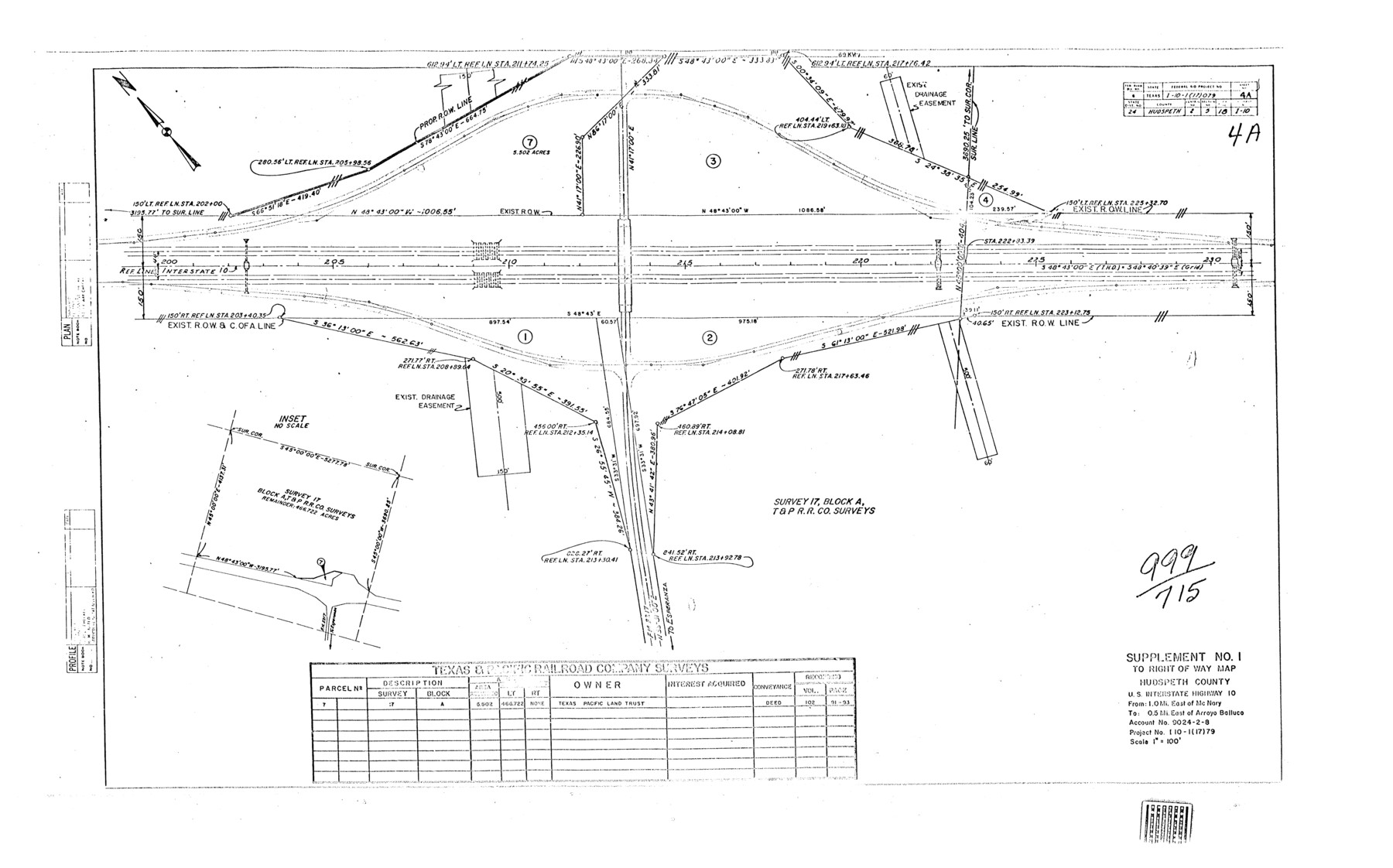 7719, Hudspeth County Rolled Sketch 69, General Map Collection