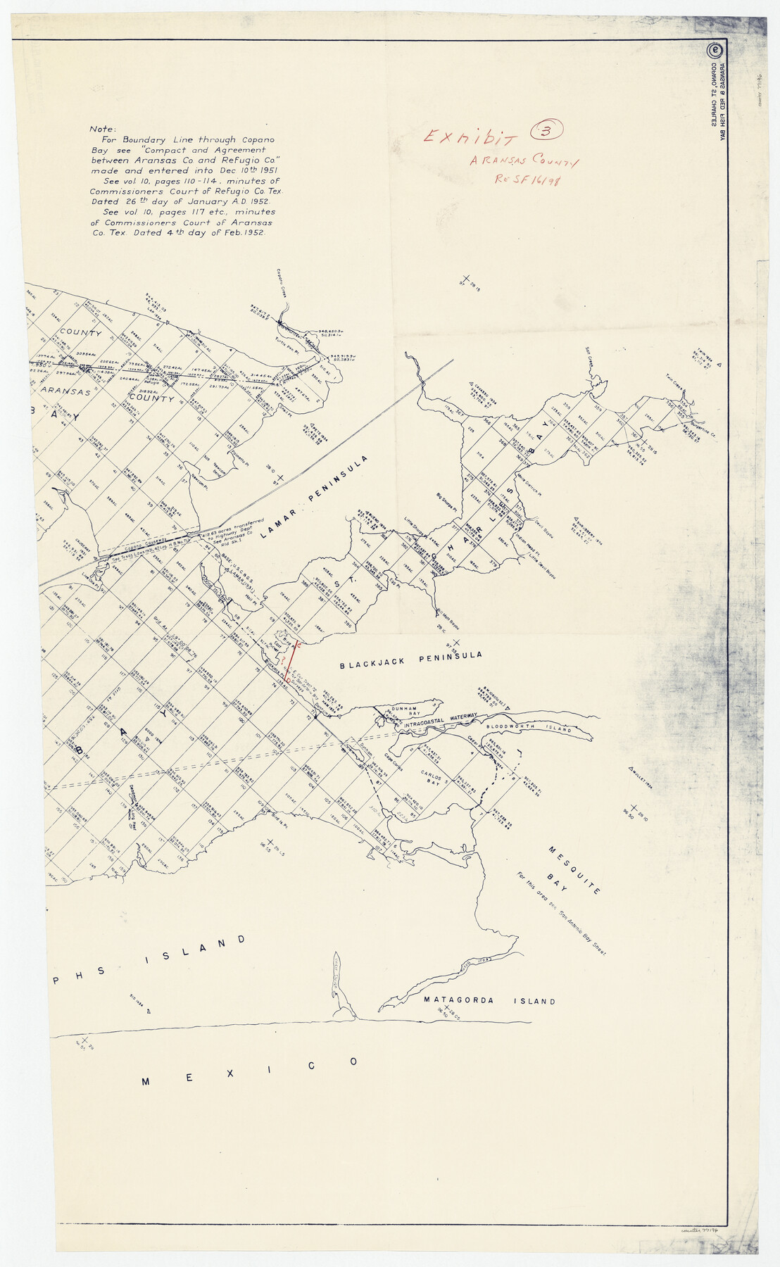 77196, Aransas County Rolled Sketch 14, General Map Collection
