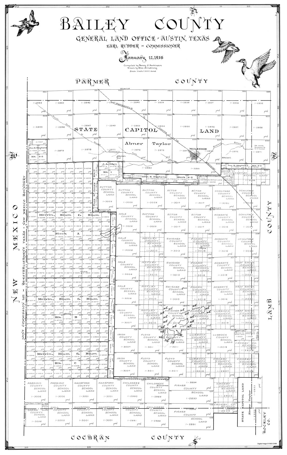 77206, Bailey County, General Map Collection