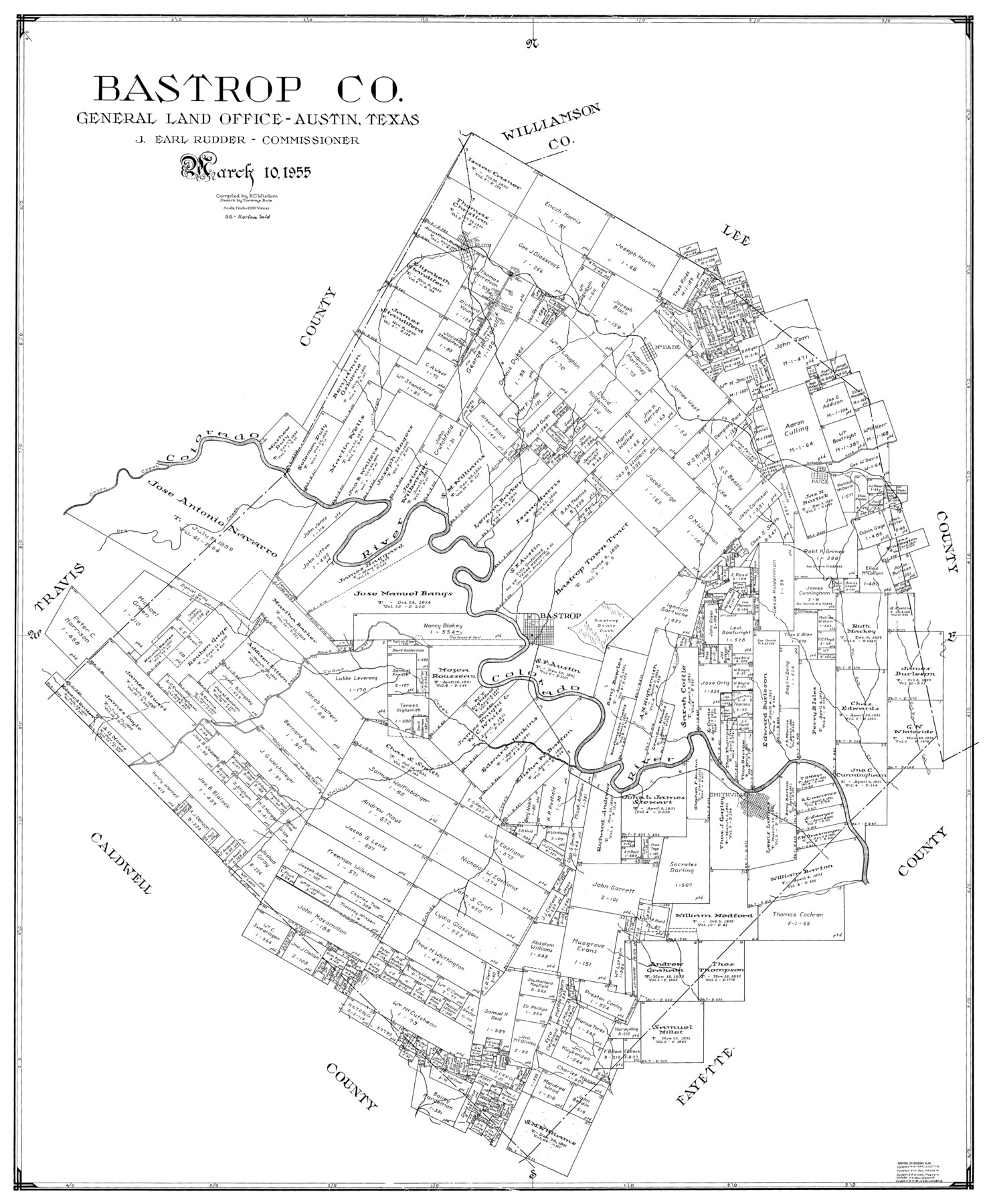 77208, Bastrop Co., General Map Collection