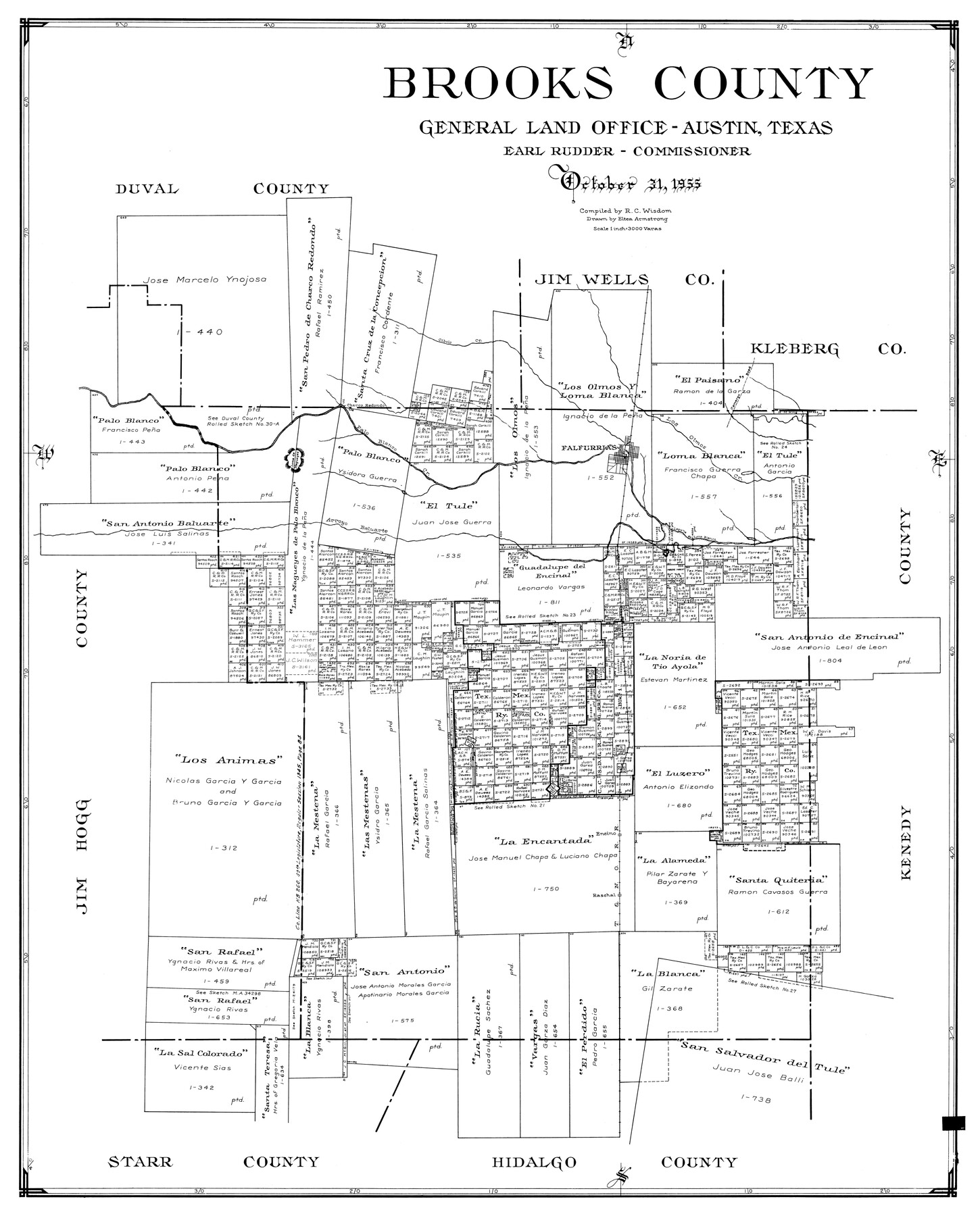 77223, Brooks County, General Map Collection