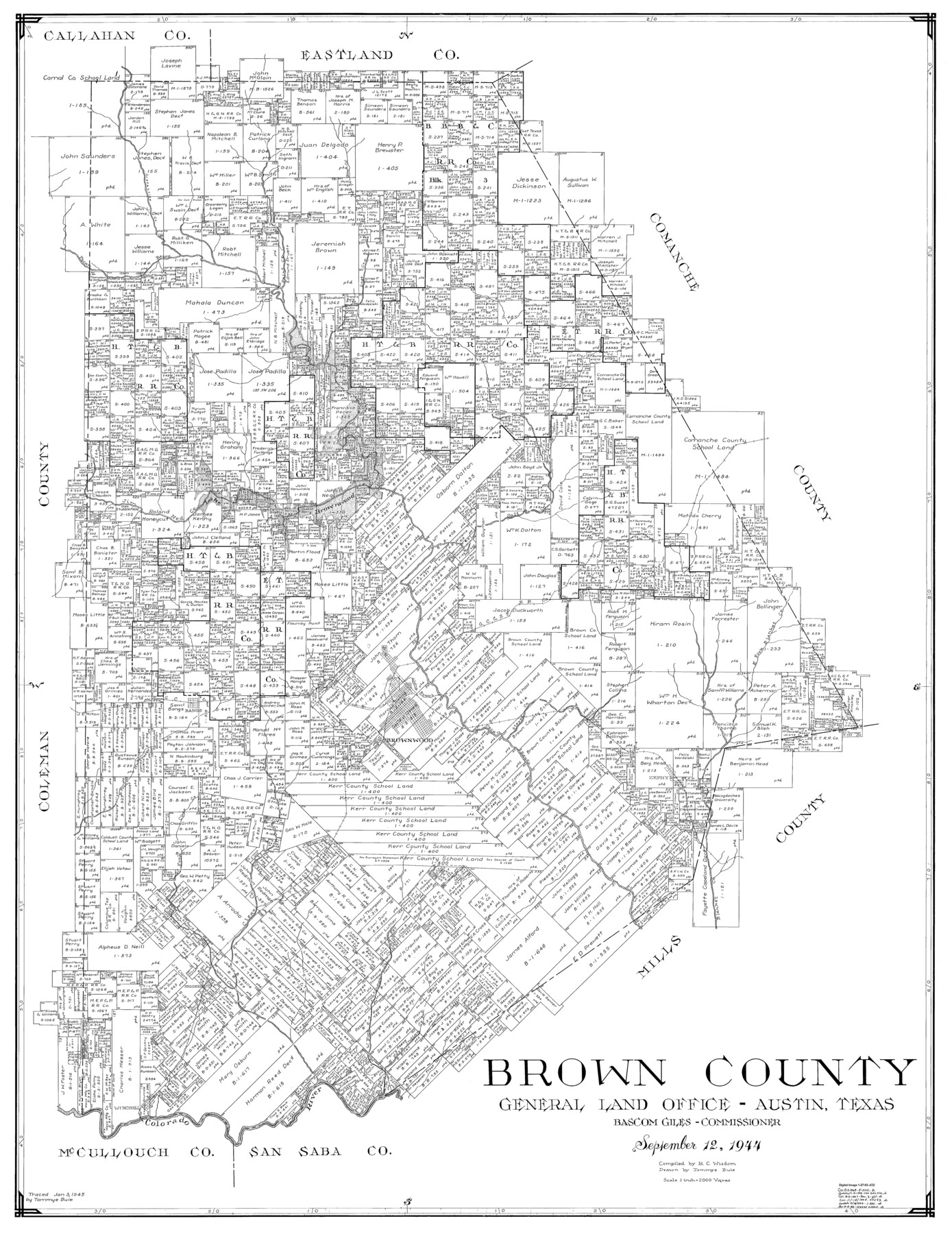 77224, Brown County, General Map Collection