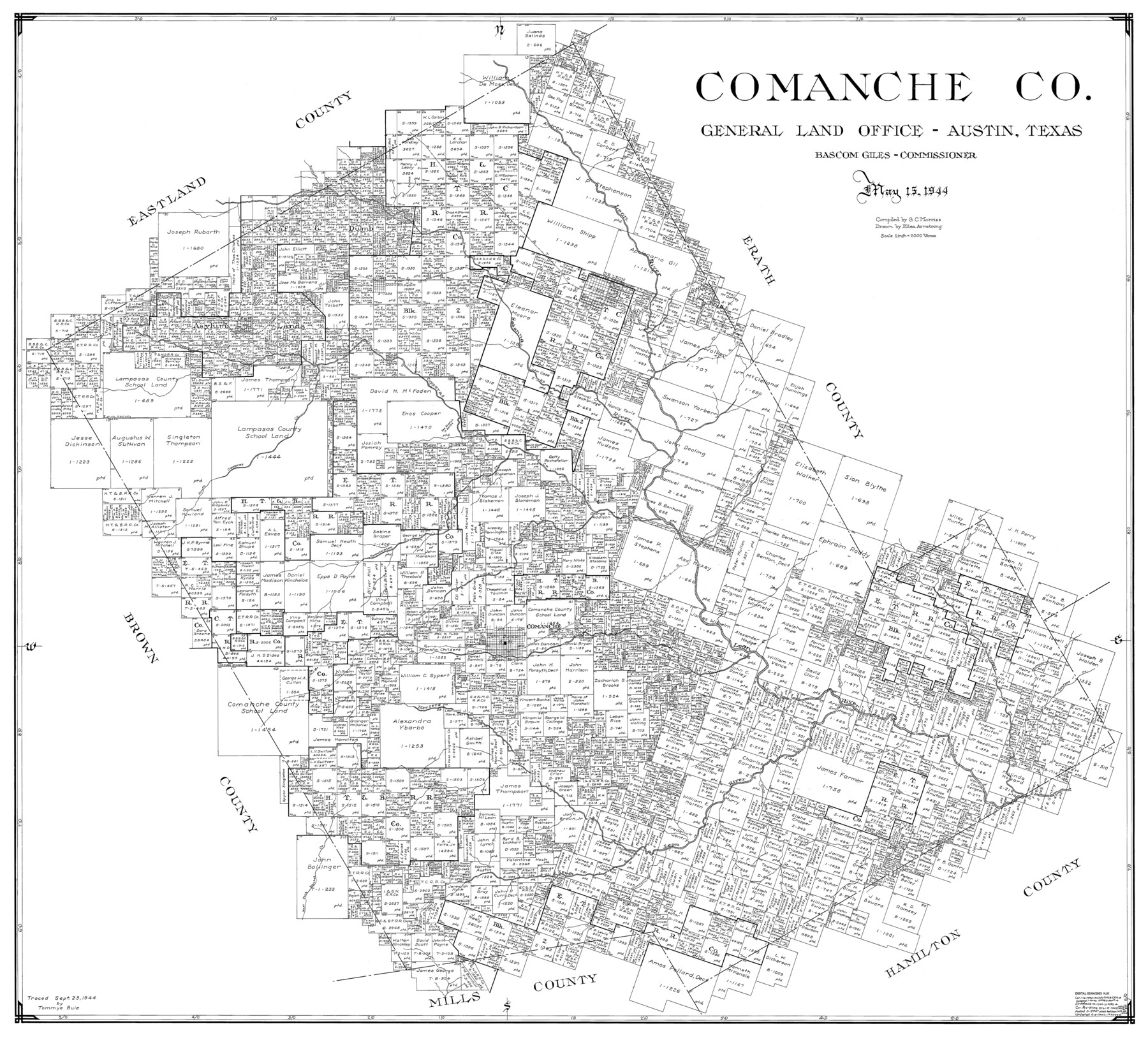 77246, Comanche Co., General Map Collection