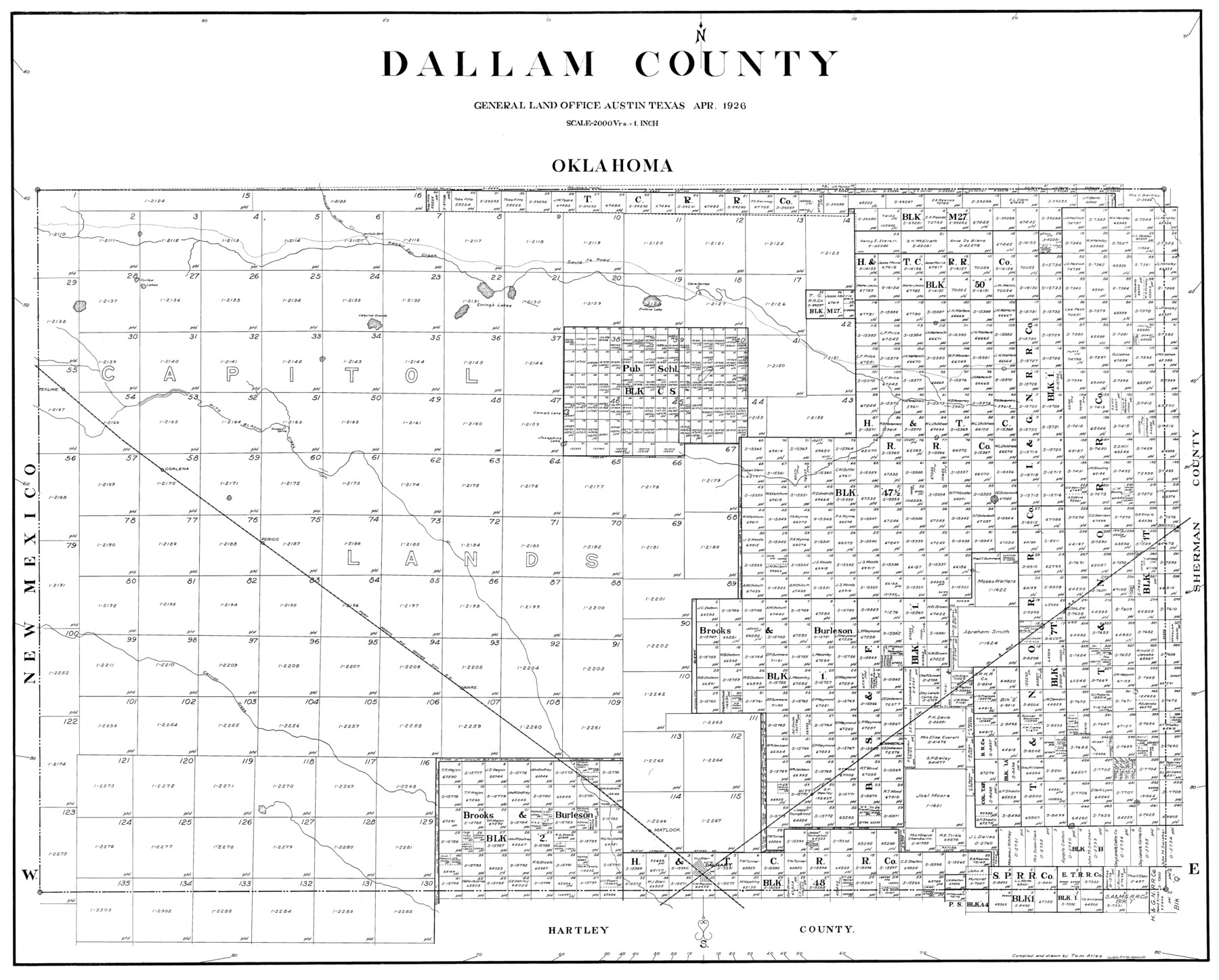 77257, Dallam County, General Map Collection