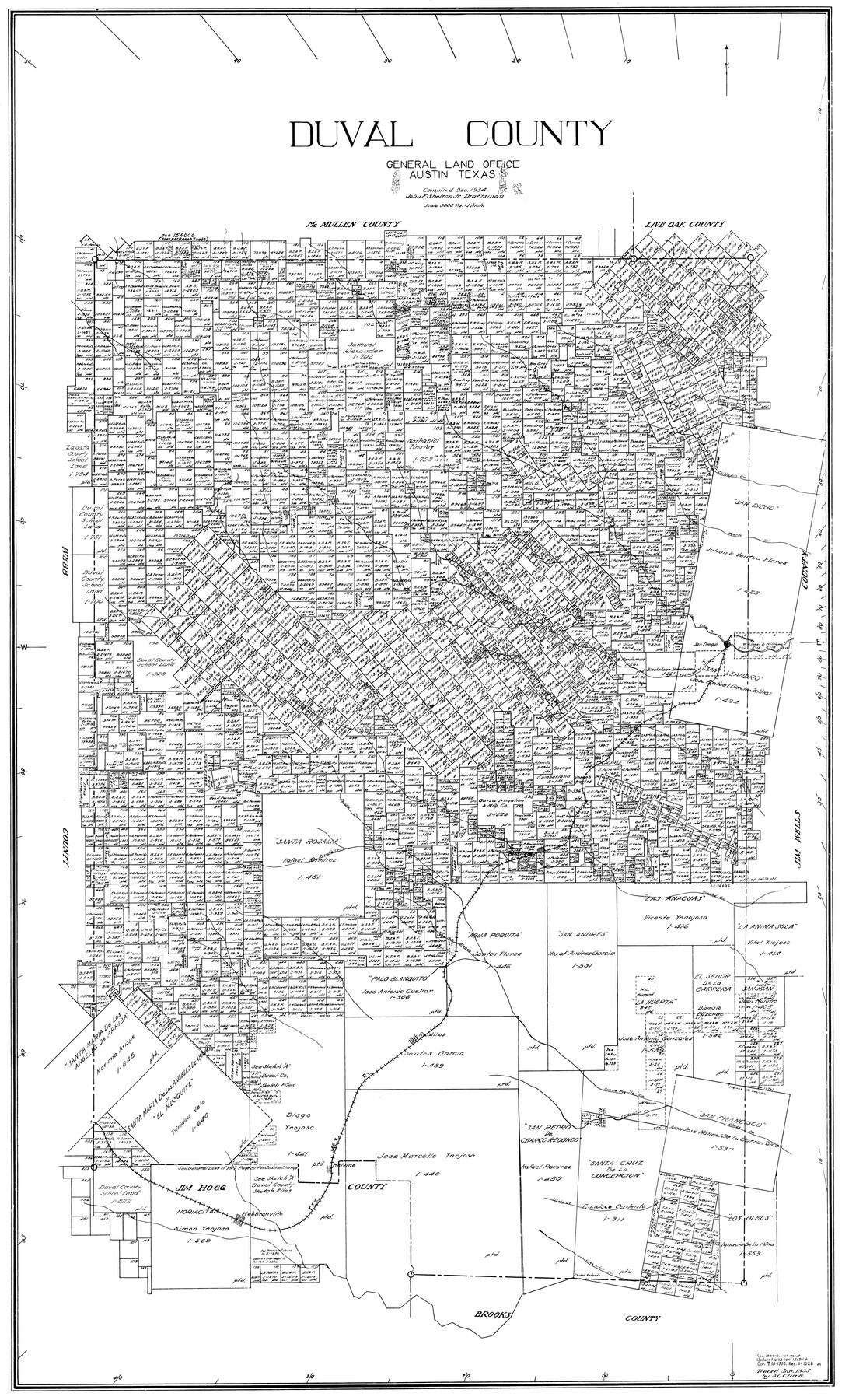 Duval County 77267, Duval County, General Map Collection 77267