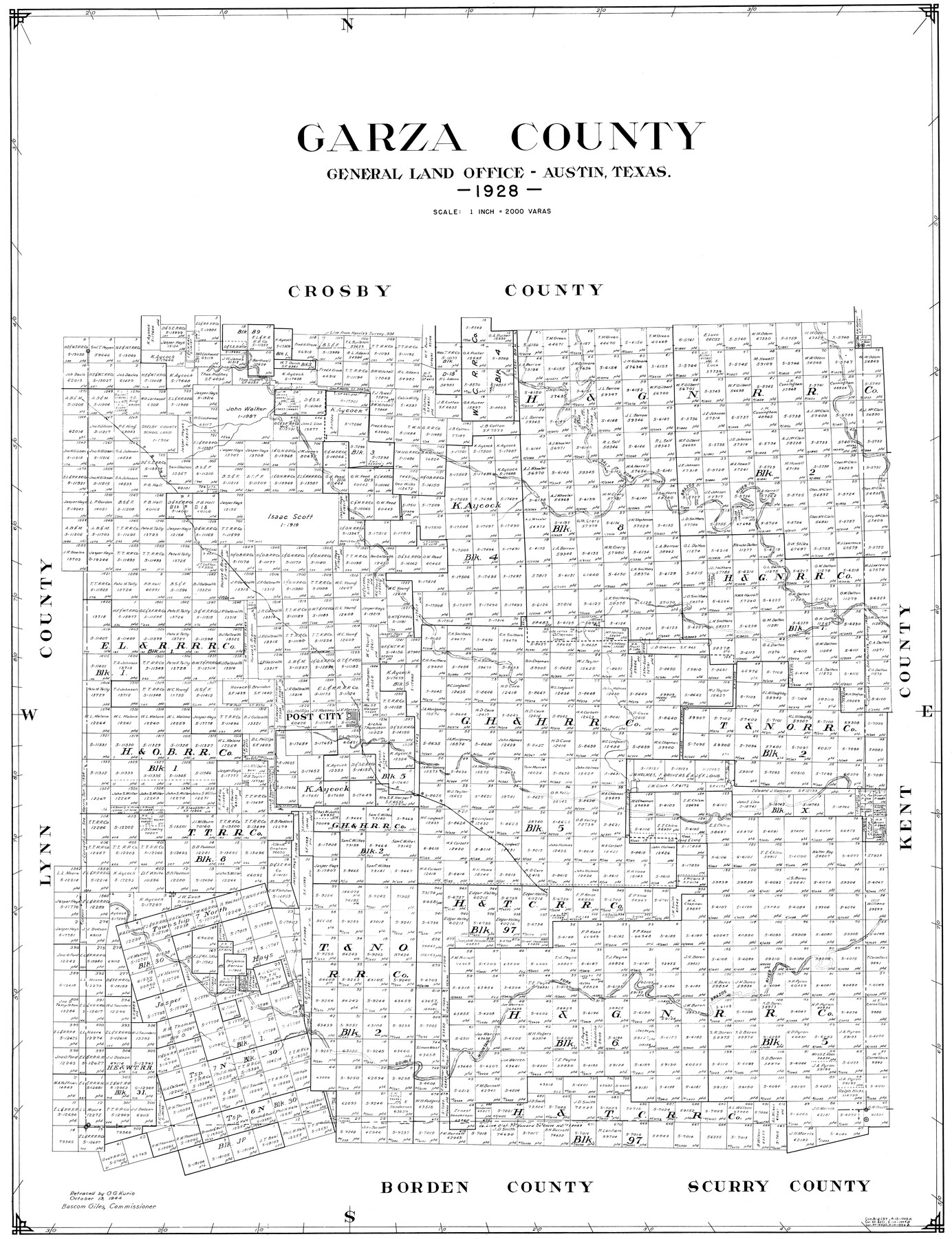 77288, Garza County, General Map Collection