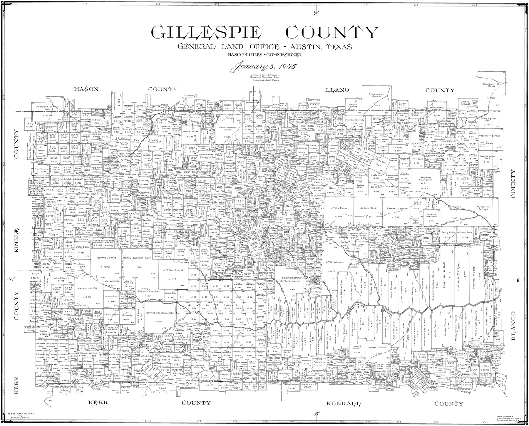 77289, Gillespie County, General Map Collection