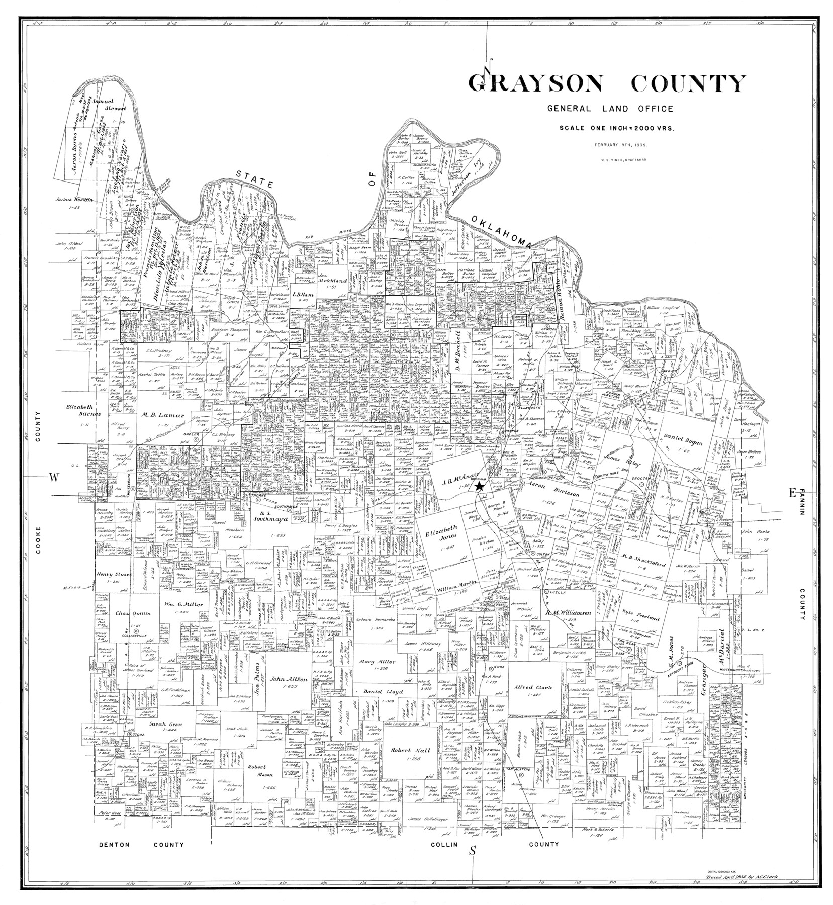 77294, Grayson County, General Map Collection