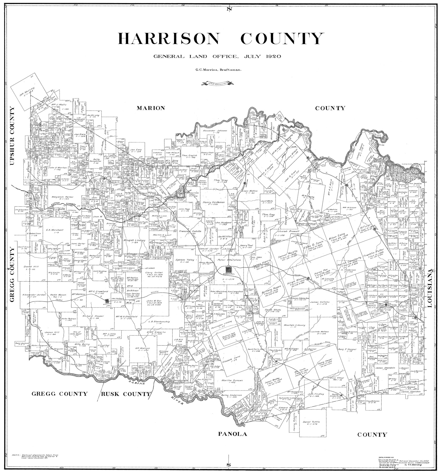 77305, Harrison County, General Map Collection