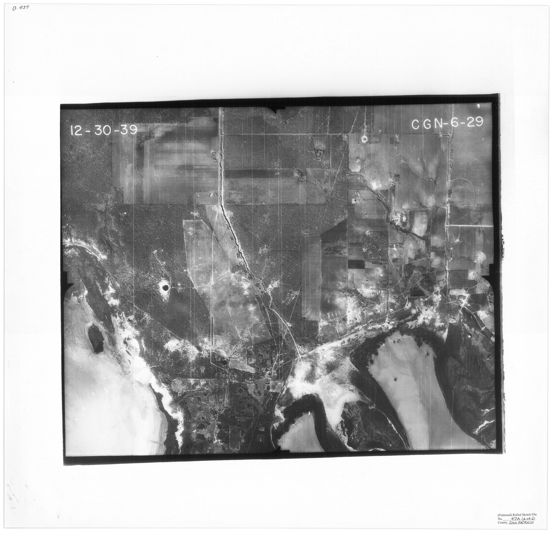 7732, San Patricio County Rolled Sketch 47A, General Map Collection
