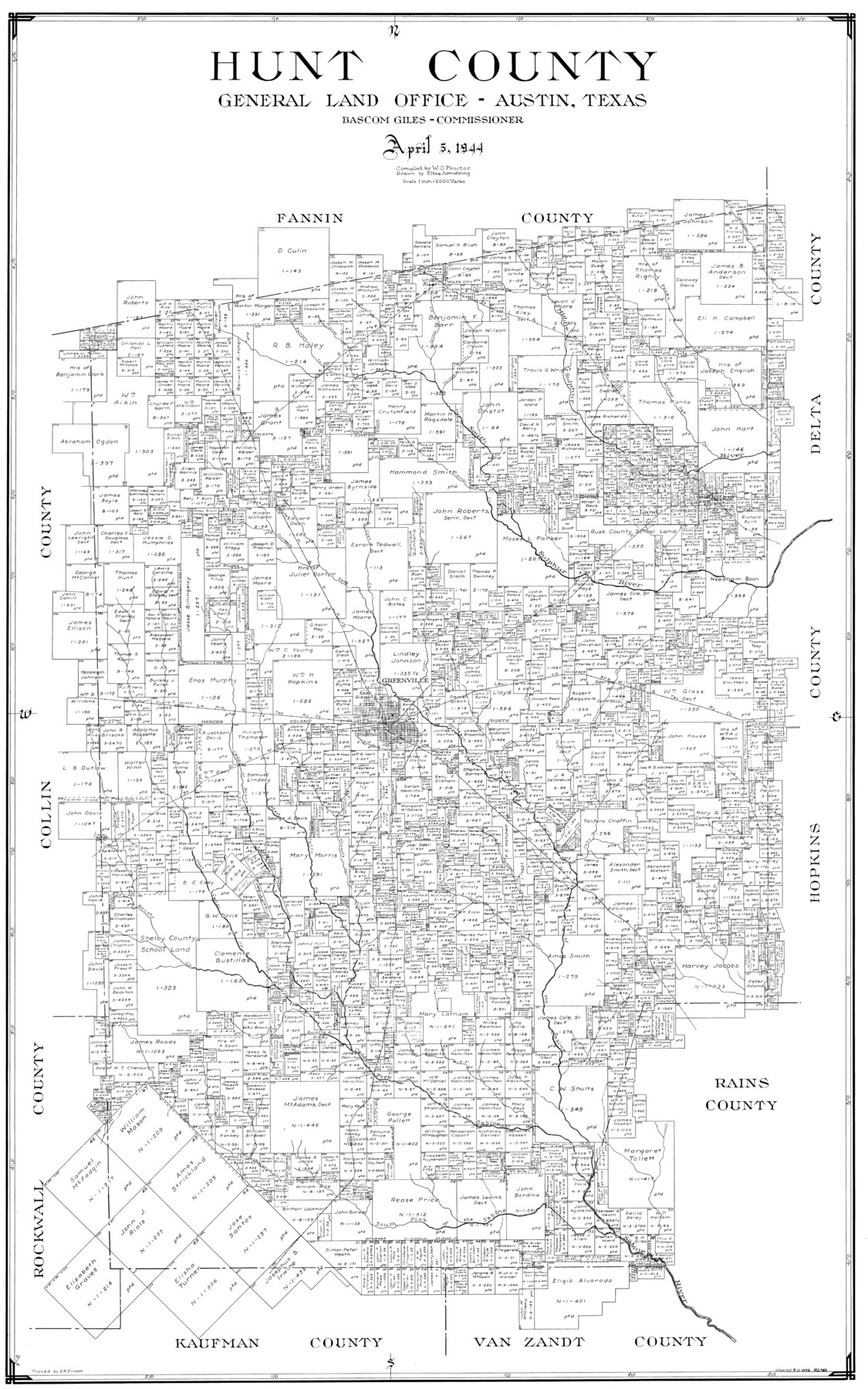 77320, Hunt County, General Map Collection