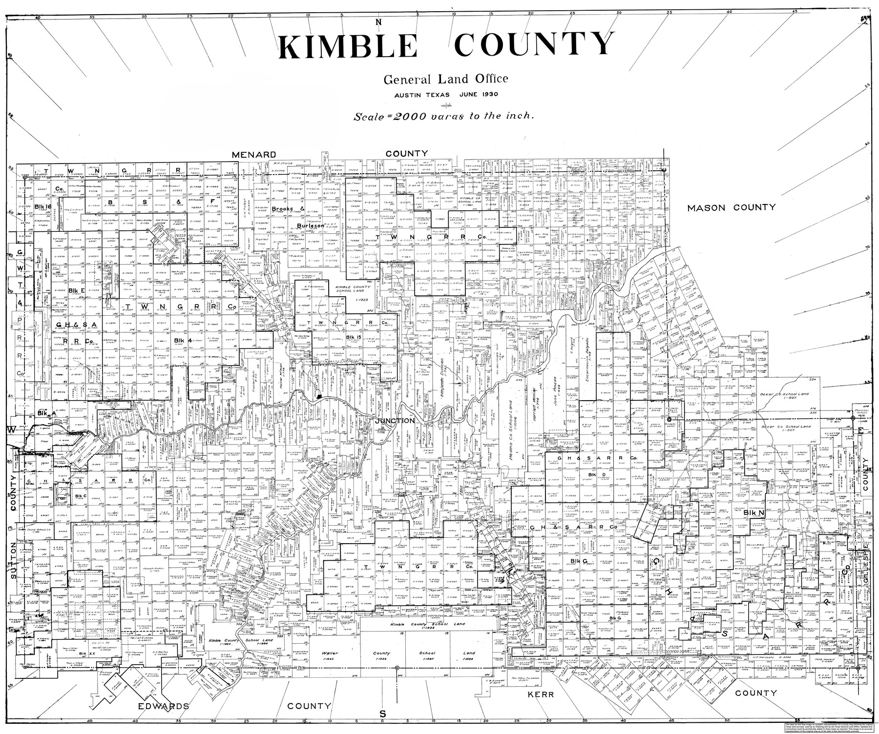 77340, Kimble County, General Map Collection
