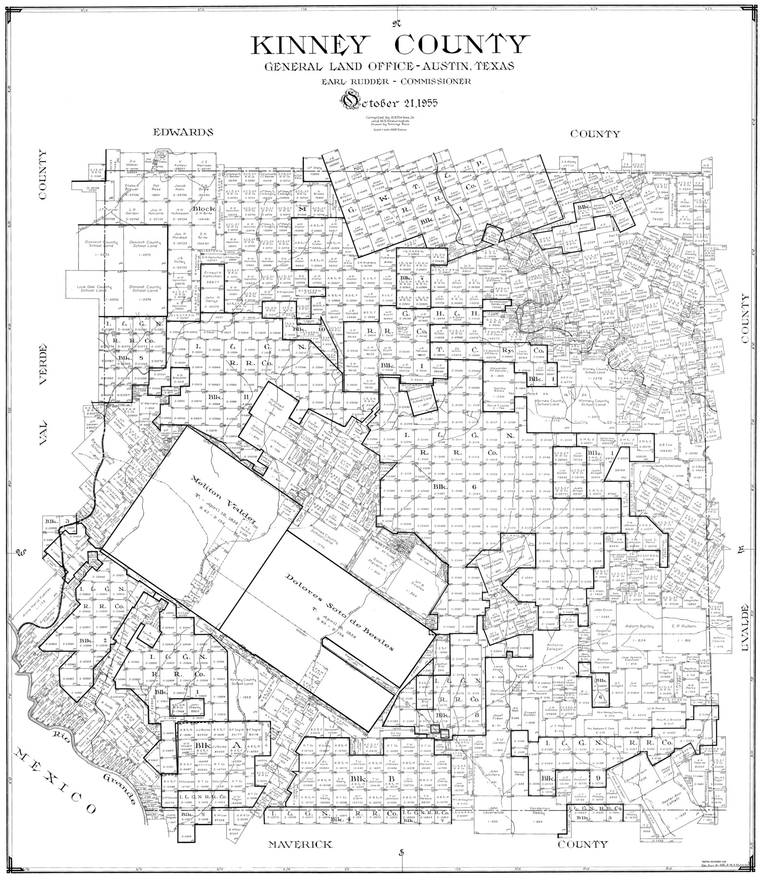 77342, Kinney County, General Map Collection