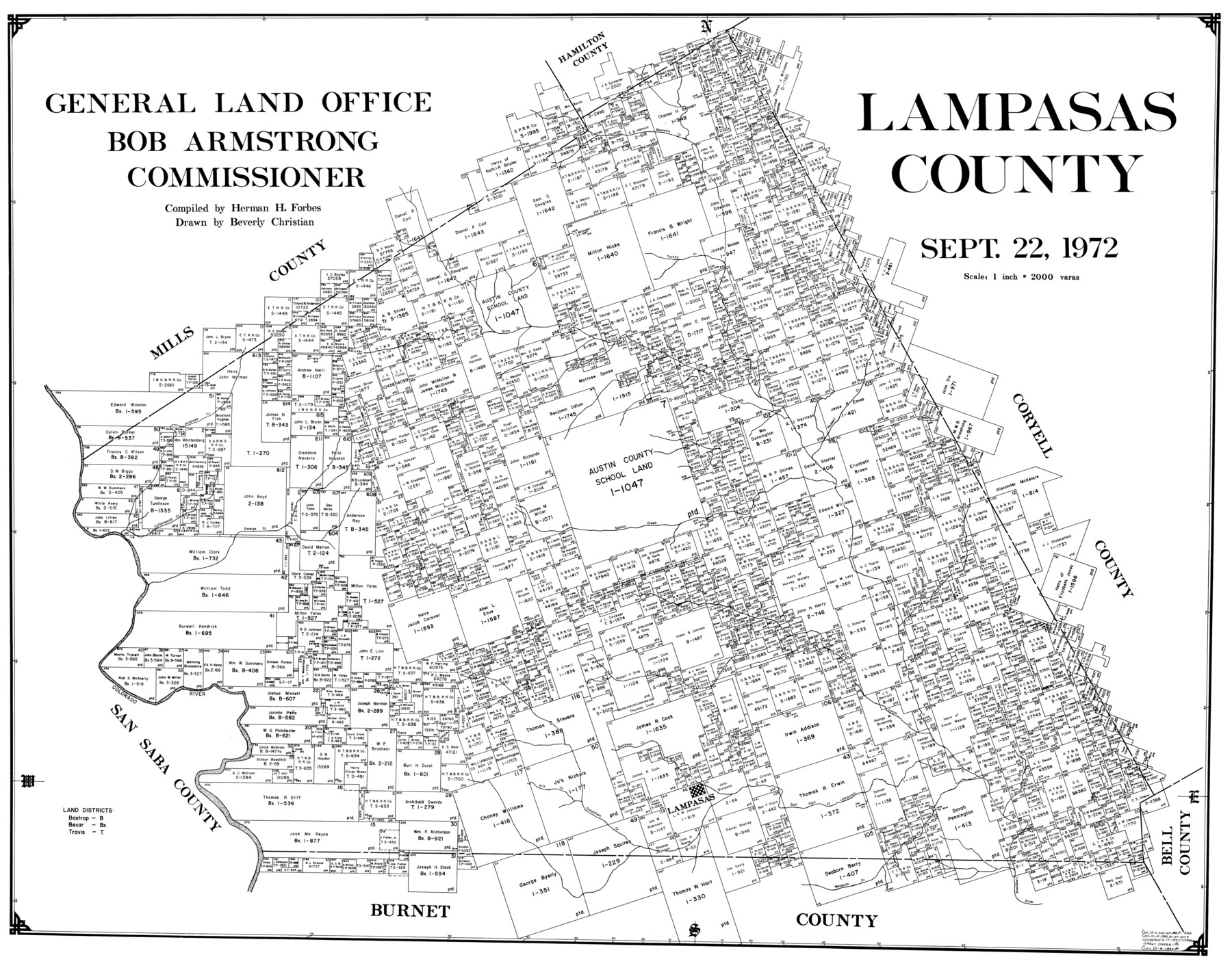 77347, Lampasas County, General Map Collection