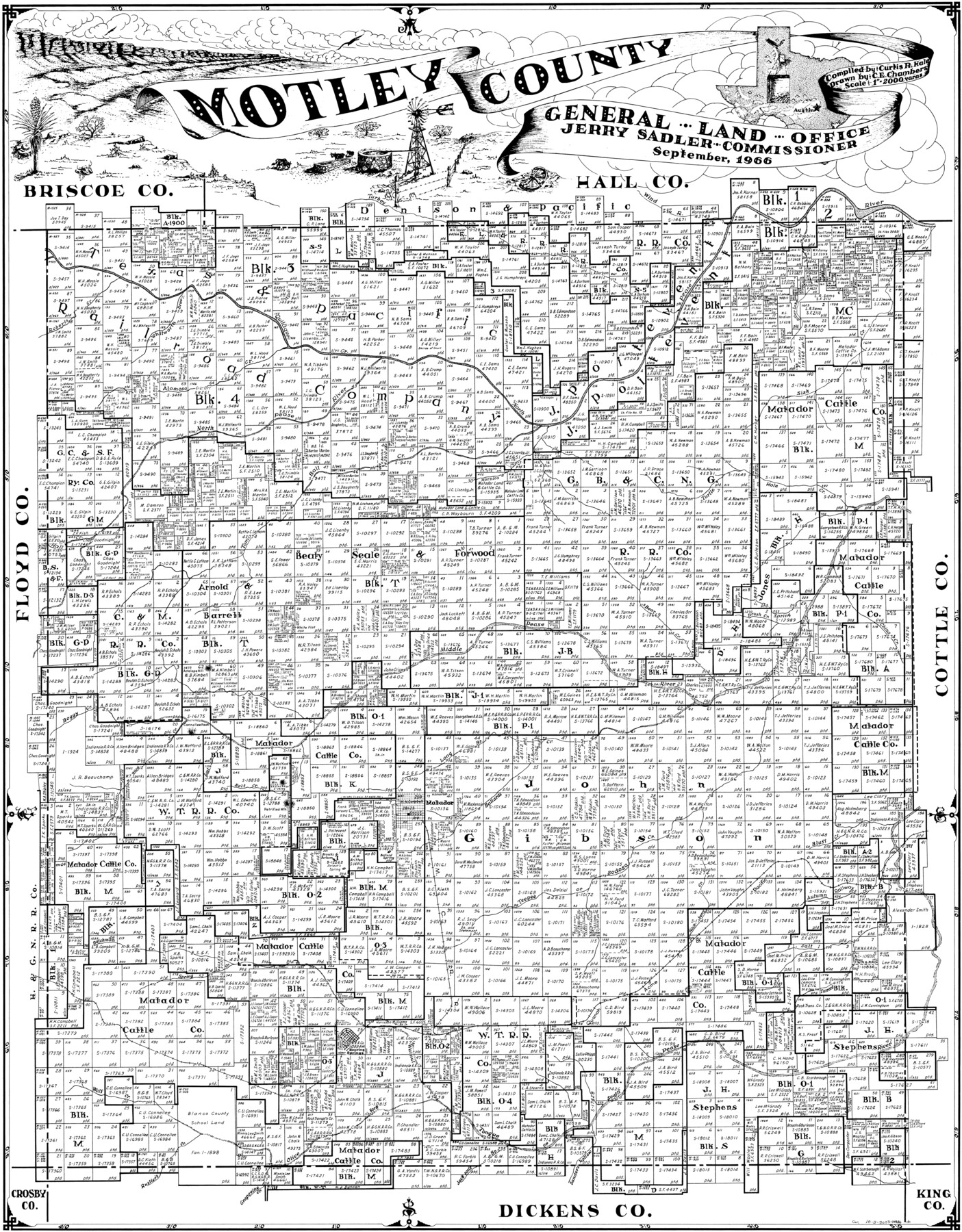 77380, Motley County, General Map Collection