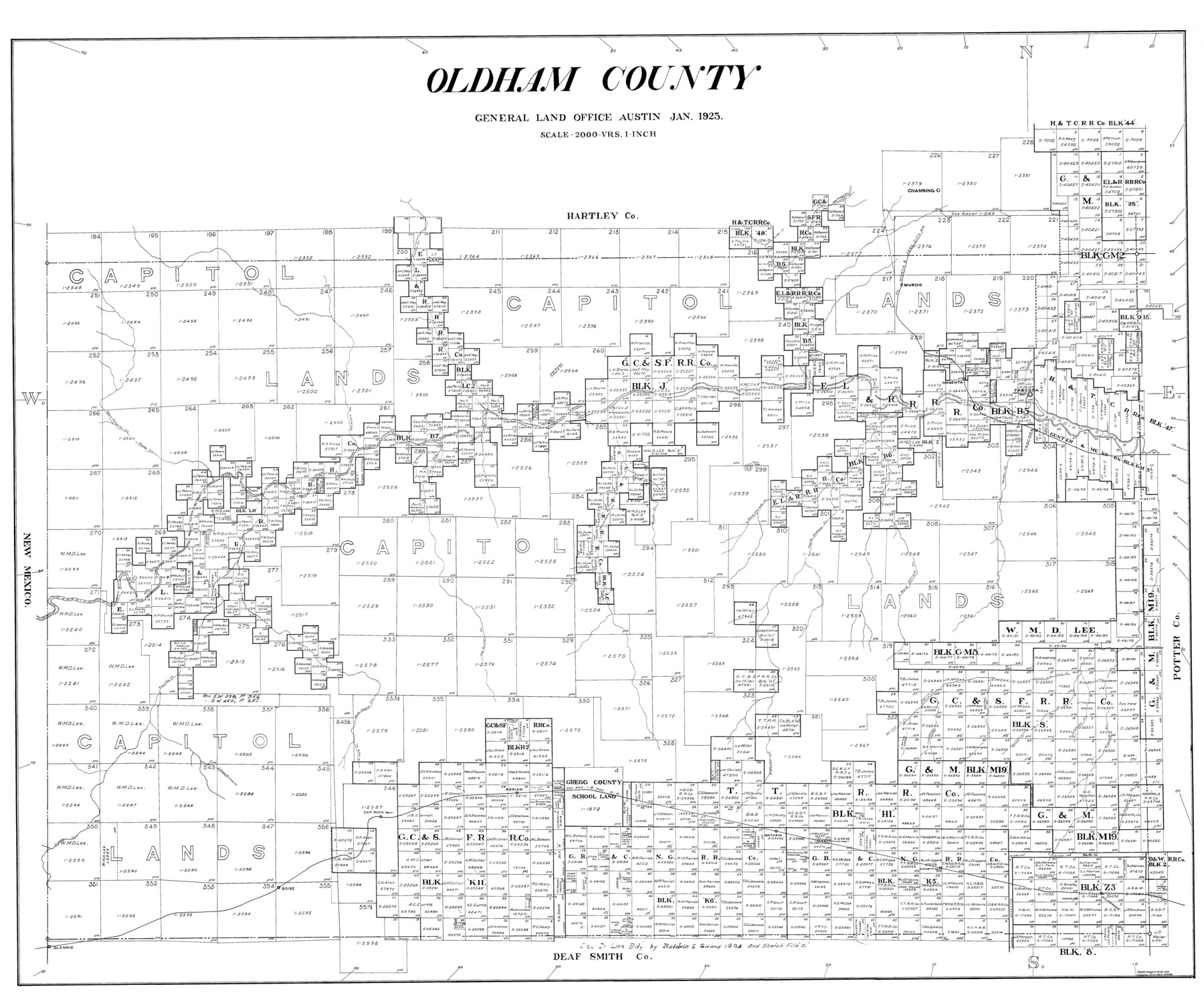 77387, Oldham County, General Map Collection