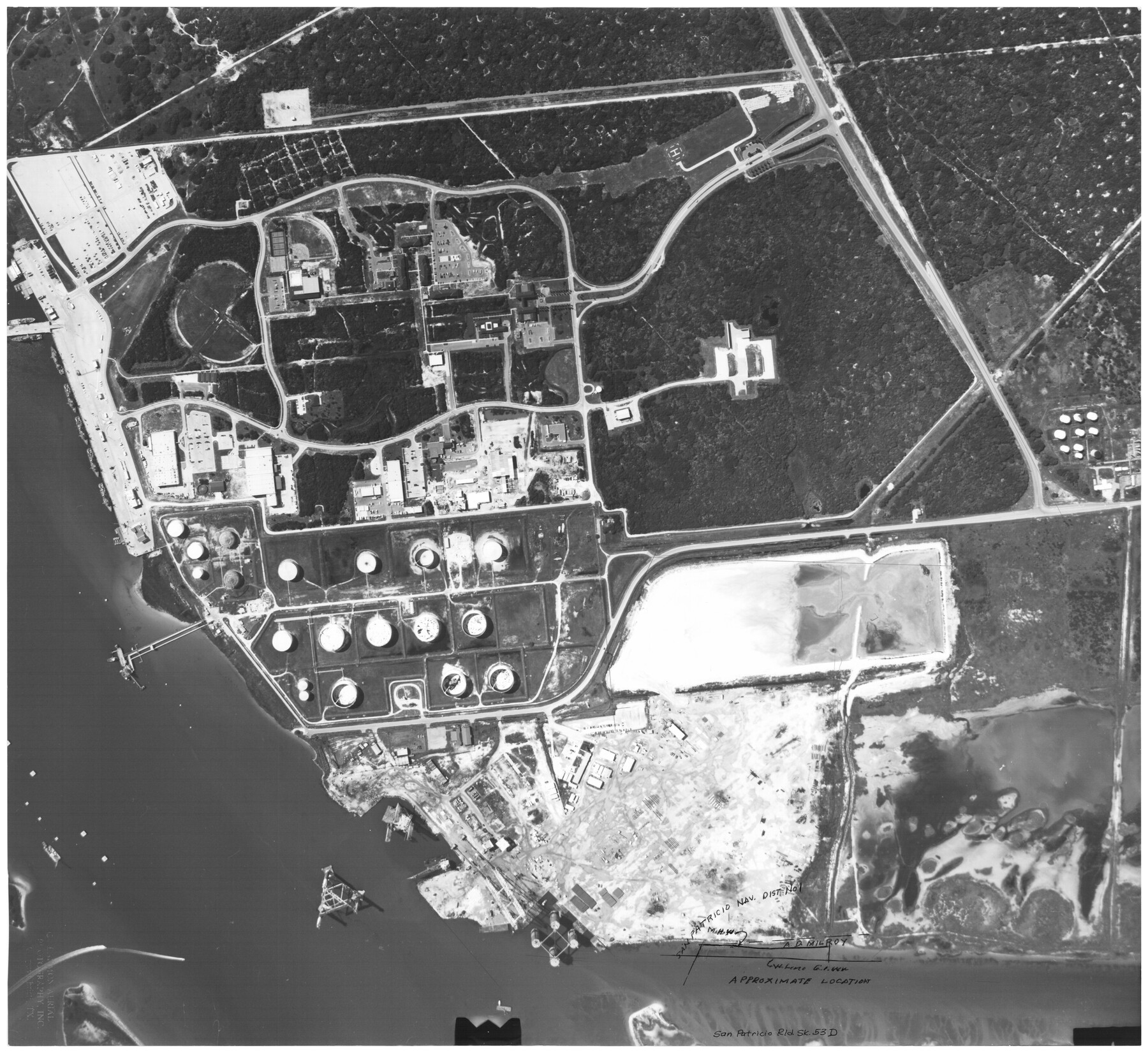 7739, San Patricio County Rolled Sketch 53D, General Map Collection
