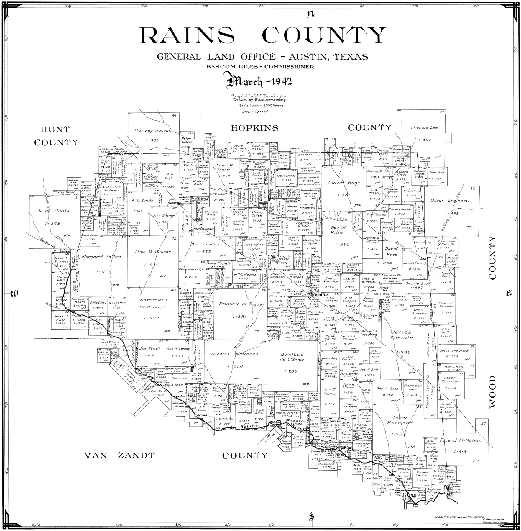 77401, Rains County, General Map Collection