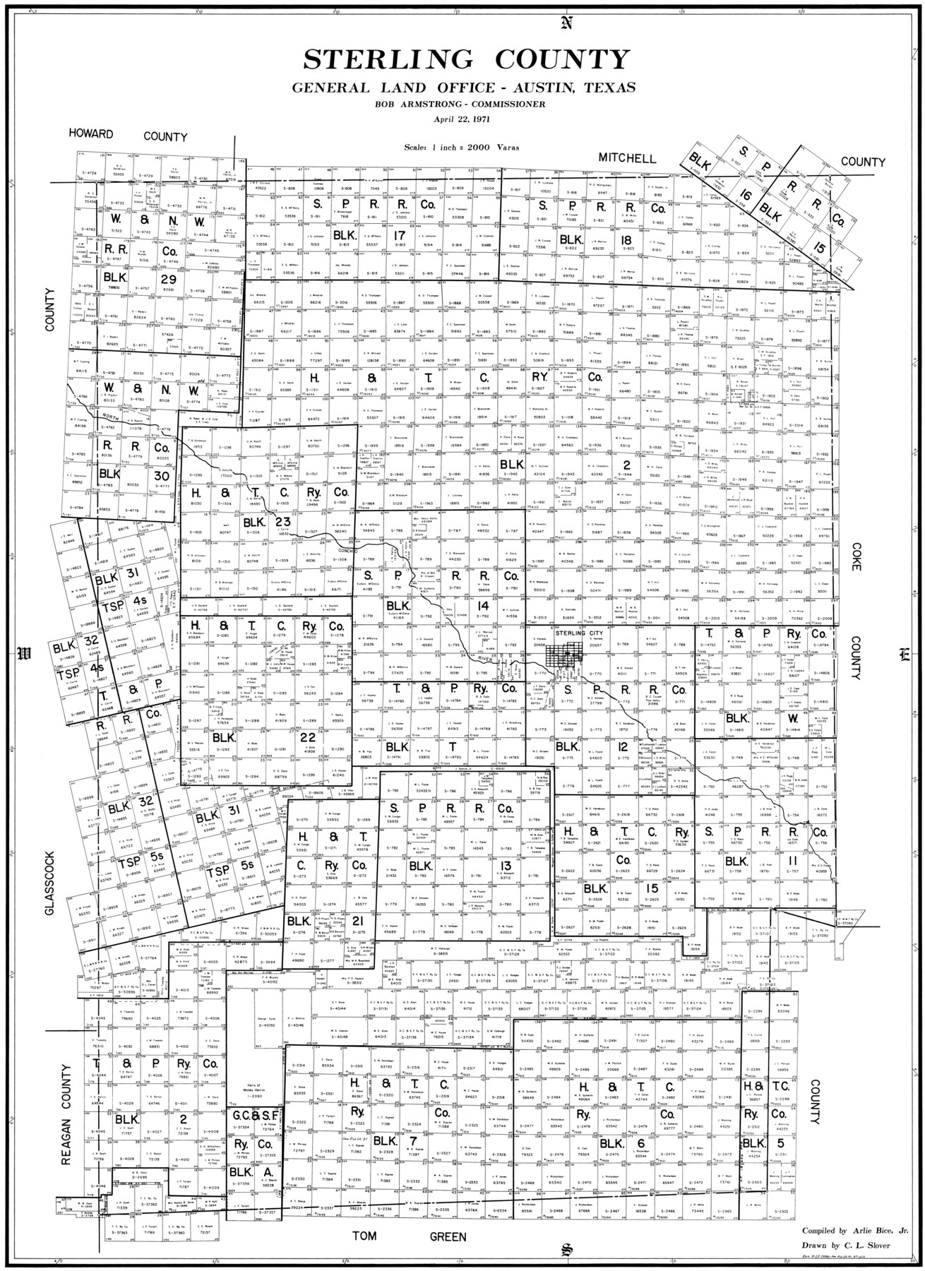 77427, Sterling County, General Map Collection