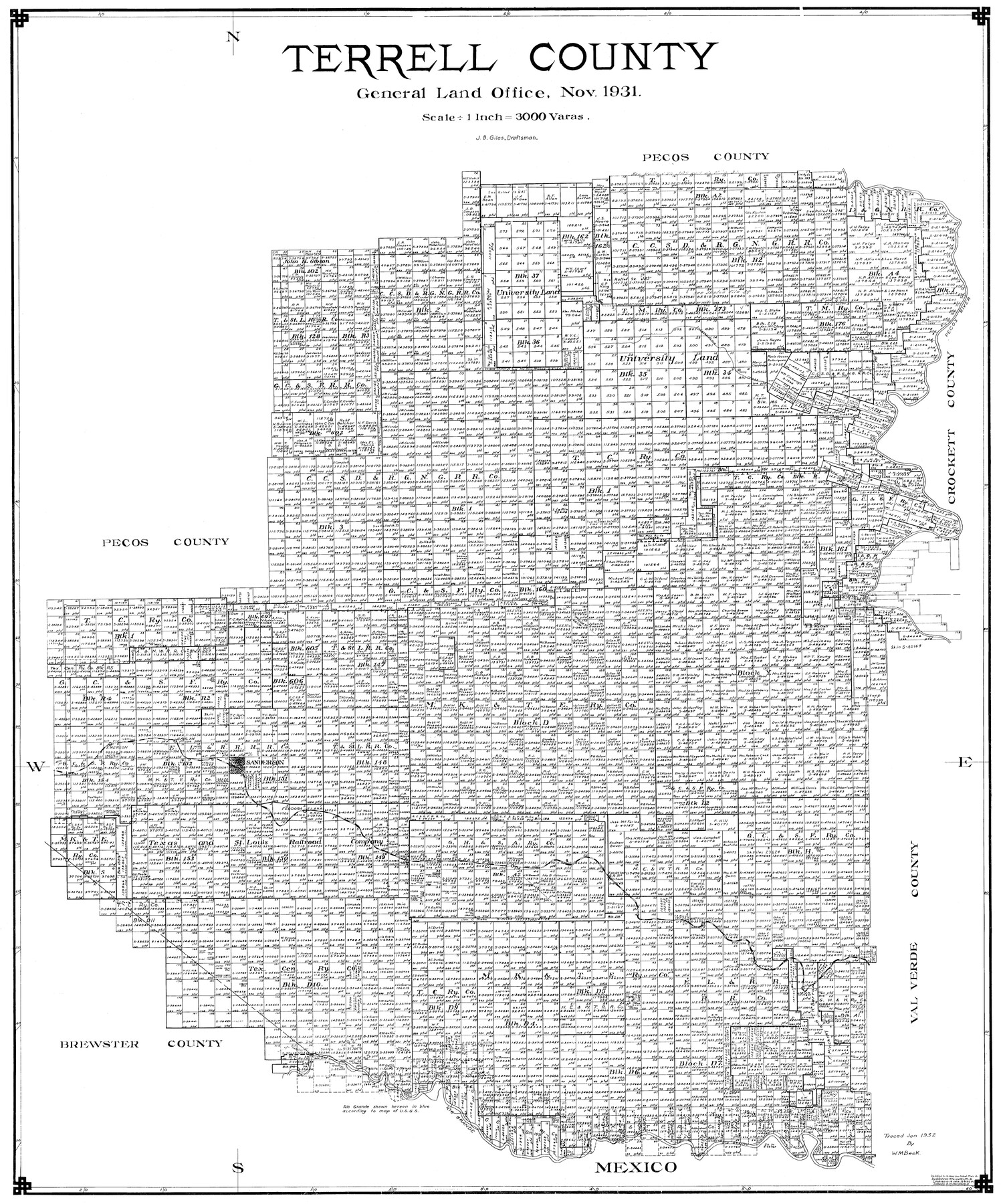 77433, Terrell County, General Map Collection