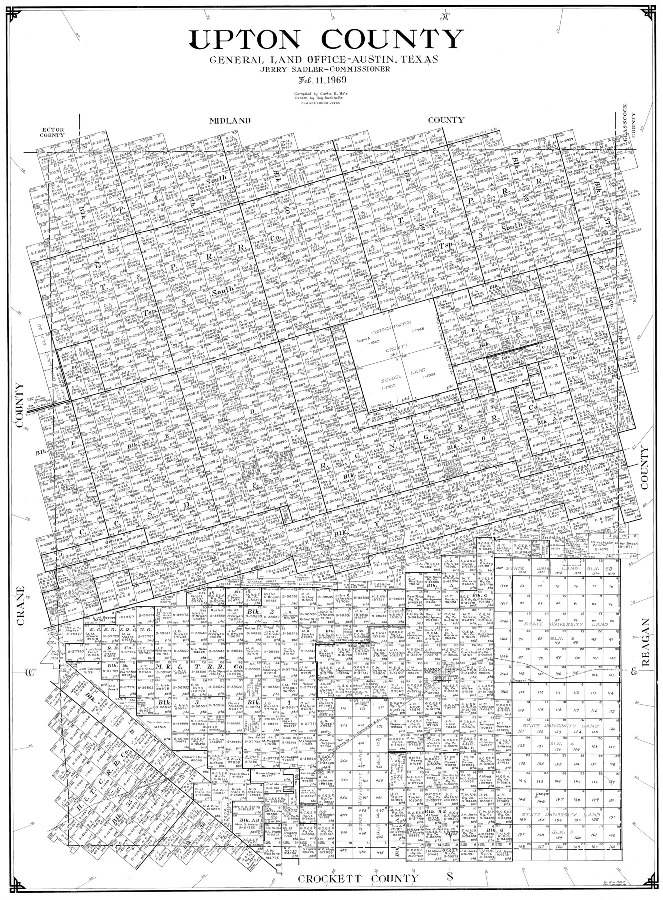 77443, Upton County, General Map Collection