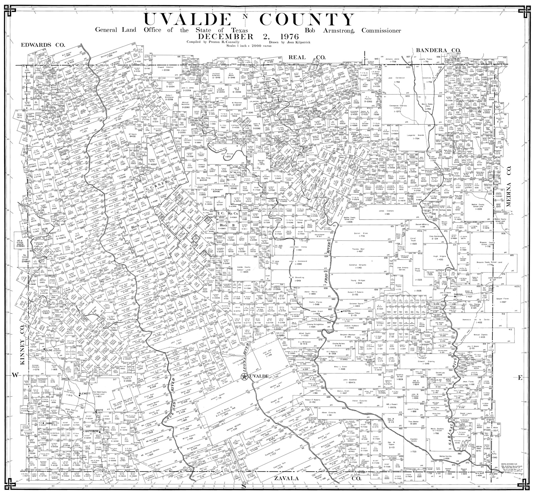 77444, Uvalde County, General Map Collection