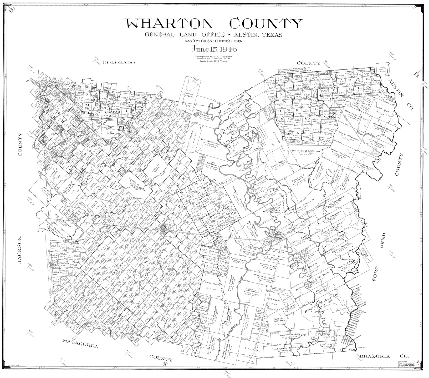 77455, Wharton County, General Map Collection