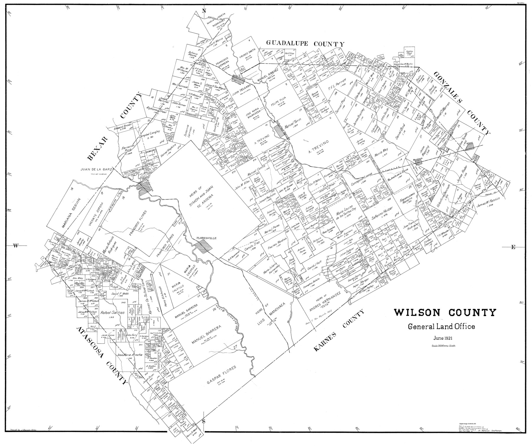 77461, Wilson County, General Map Collection