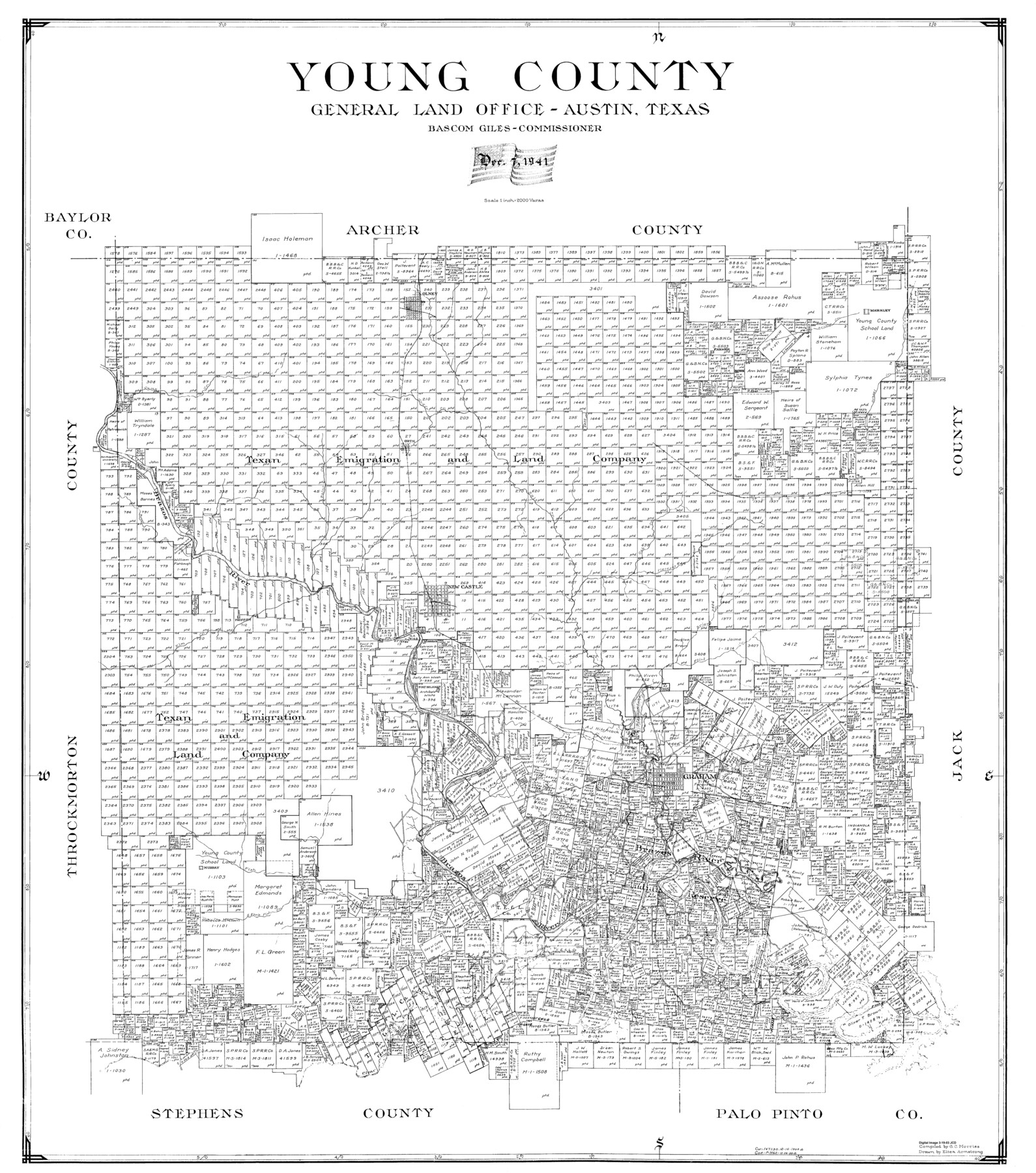 77466, Young County, General Map Collection