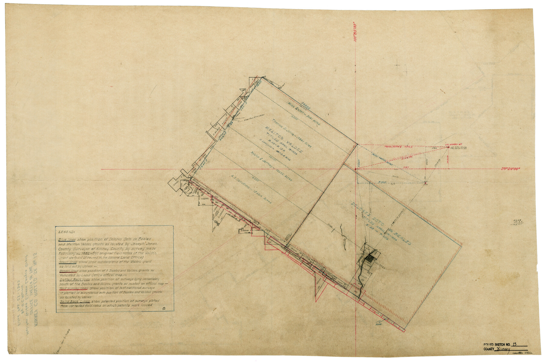 77562, Kinney County Rolled Sketch 13