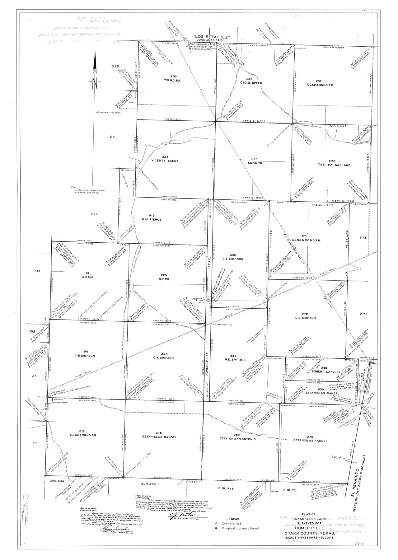 7808, Starr County Rolled Sketch 24, General Map Collection