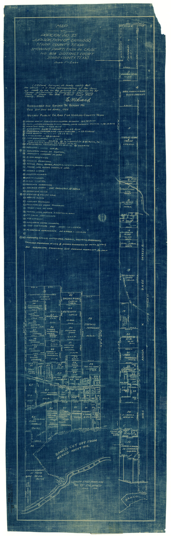 7832, Starr County Rolled Sketch 35, General Map Collection